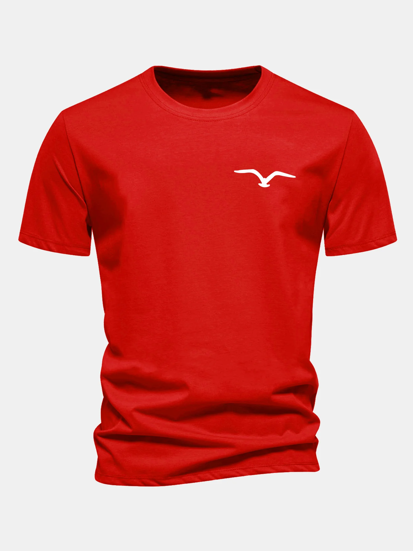 Regular Fit T-Shirt aus Baumwolle mit Möwen-Print - Image 12