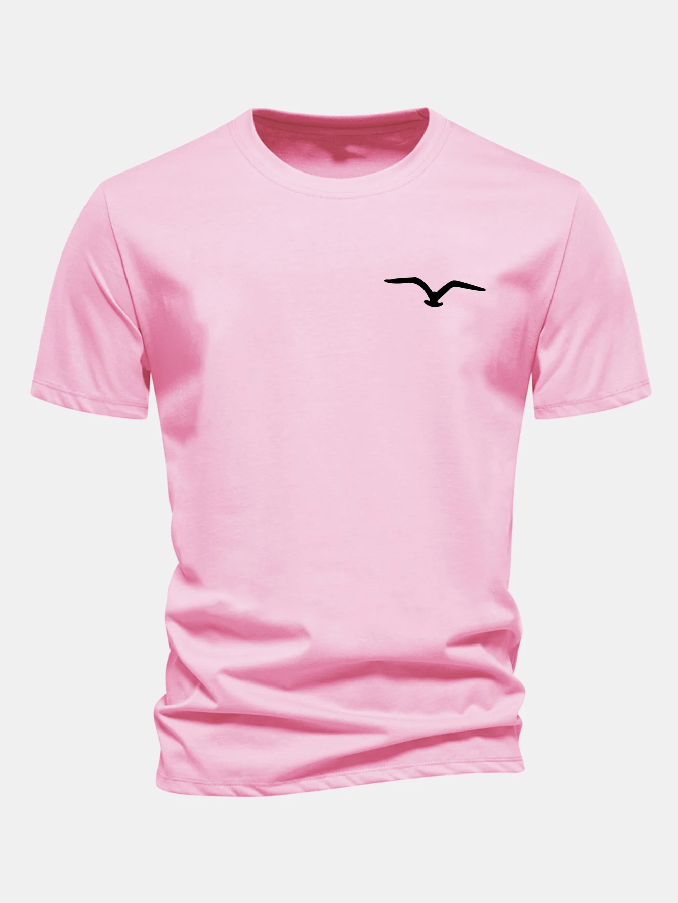 Regular Fit T-Shirt aus Baumwolle mit Möwen-Print - Image 5