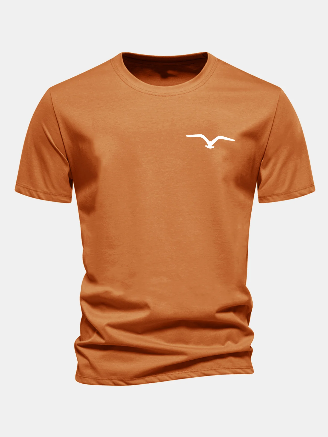 Regular Fit T-Shirt aus Baumwolle mit Möwen-Print - Image 7
