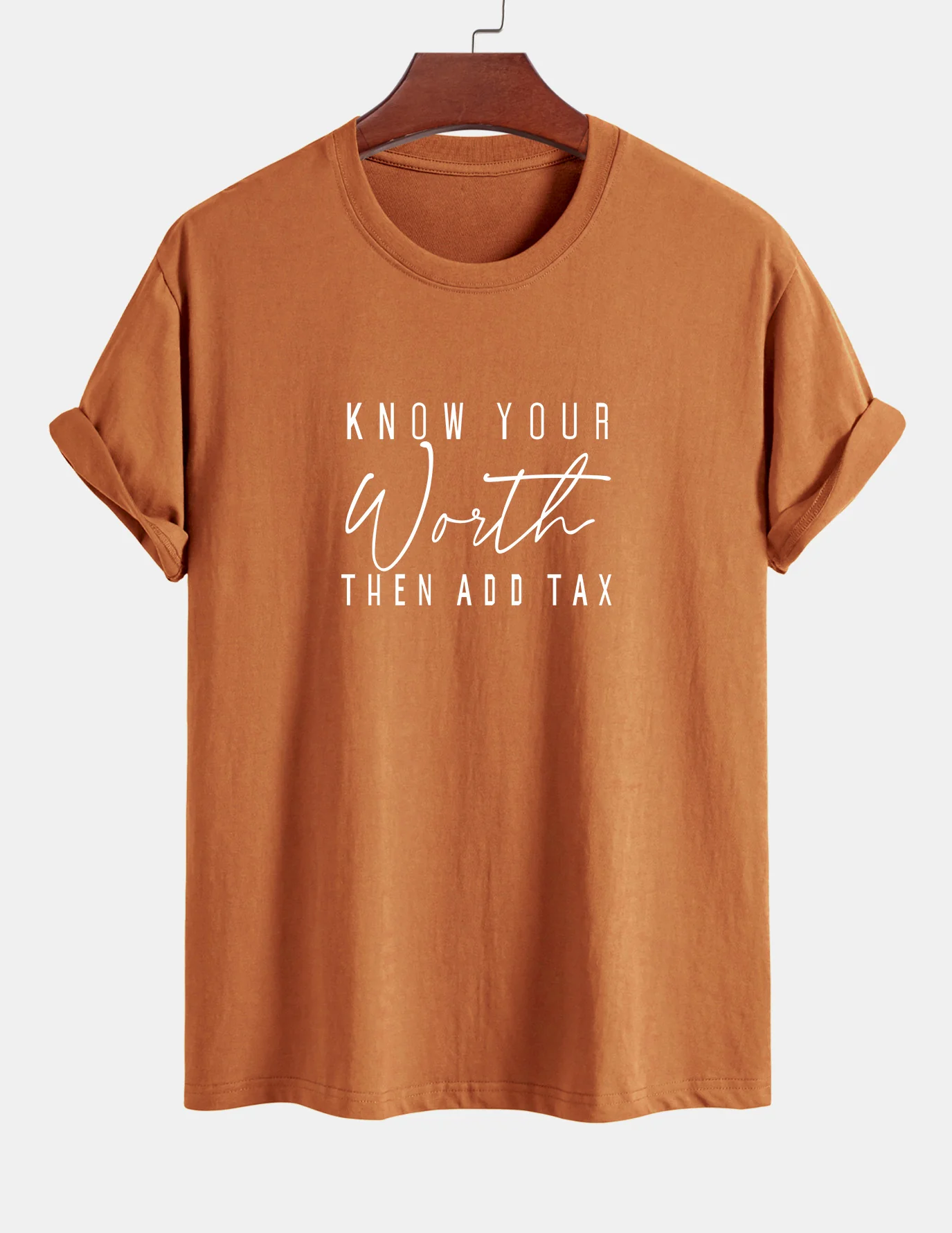 Regular Fit Slogan Print Baumwoll-T-Shirt - Image 6