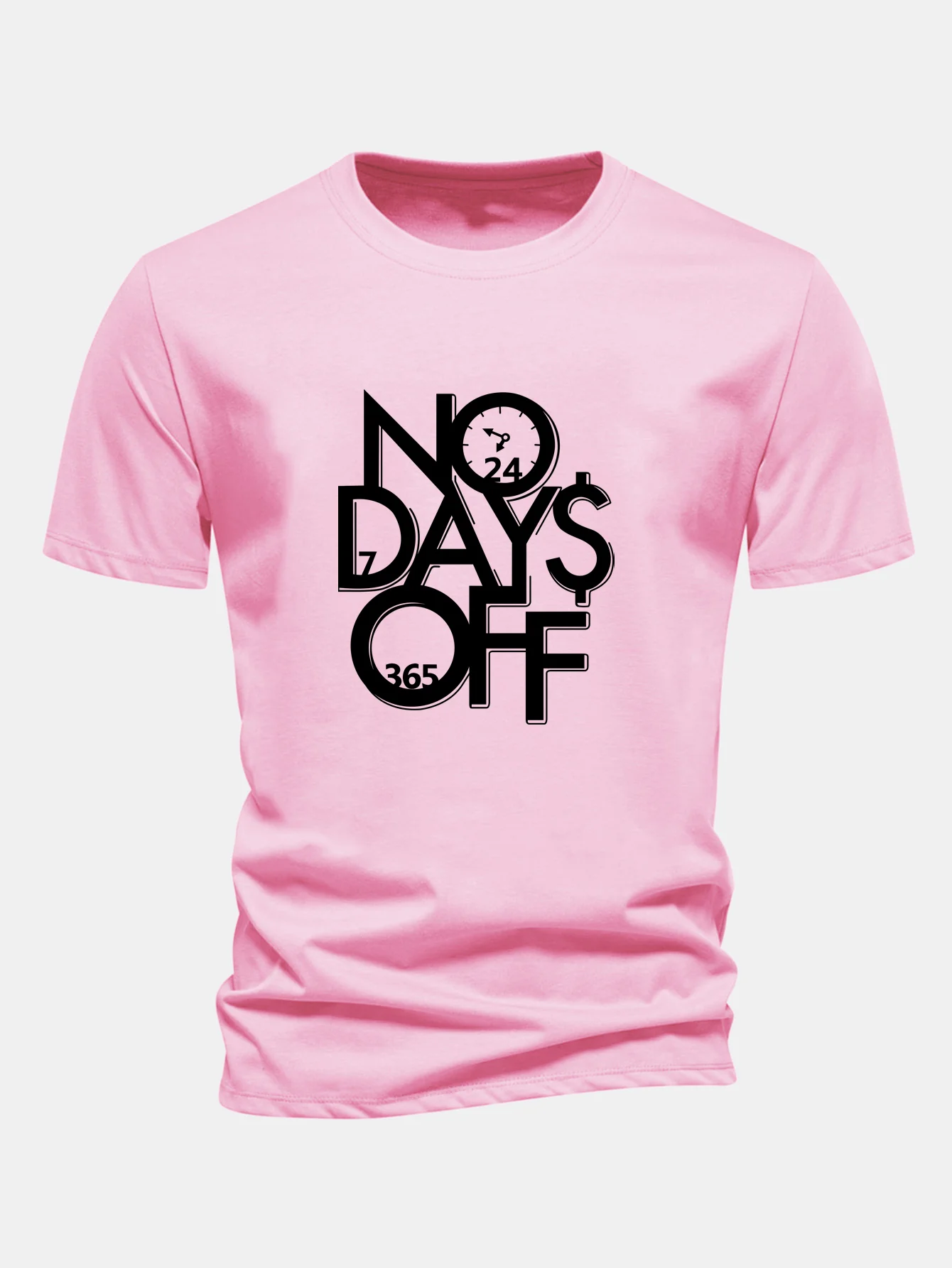 Regular Fit Slogan Druck Baumwoll-T-Shirt - Image 6