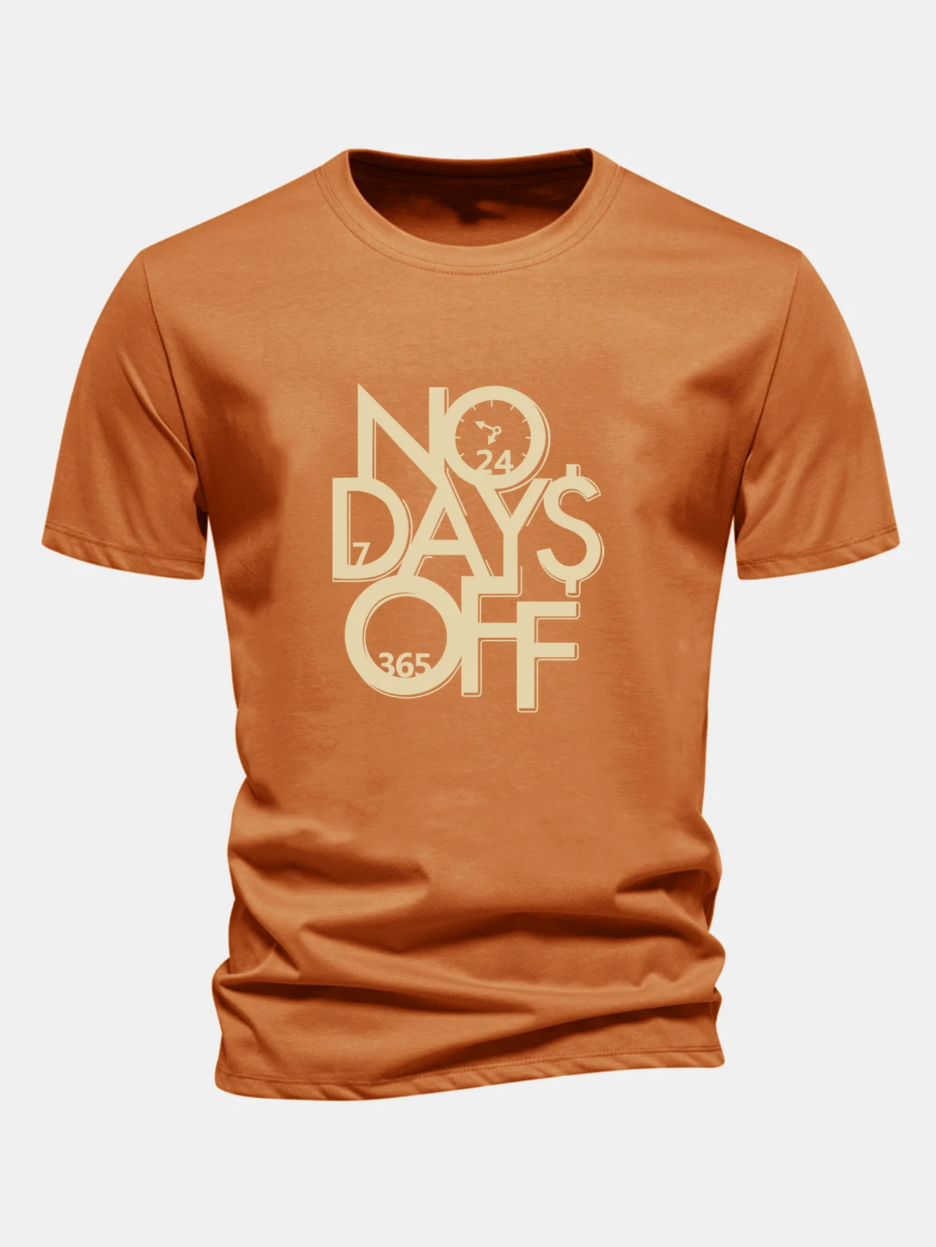Regular Fit Slogan Druck Baumwoll-T-Shirt - Image 8