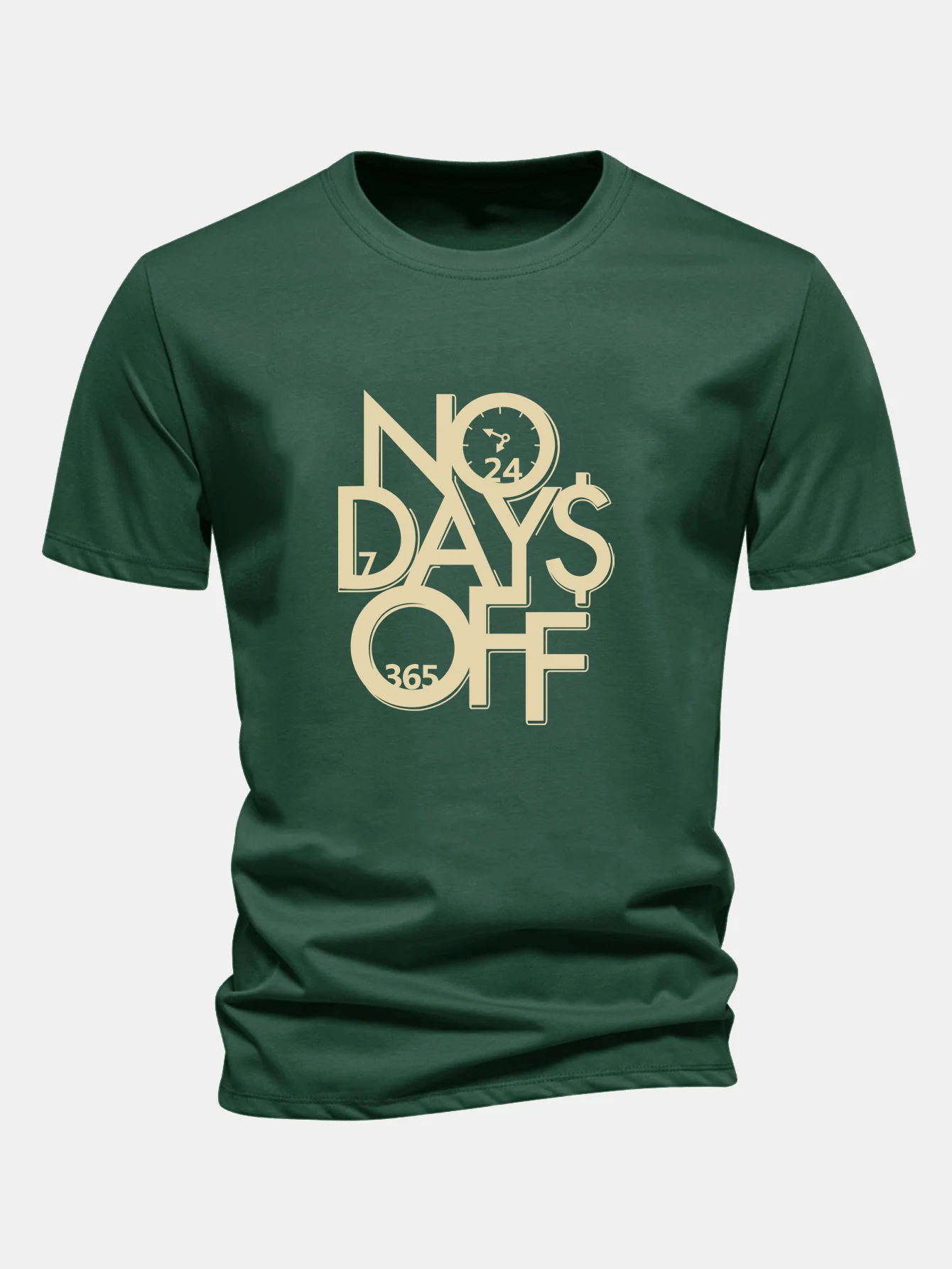 Regular Fit Slogan Druck Baumwoll-T-Shirt - Image 9