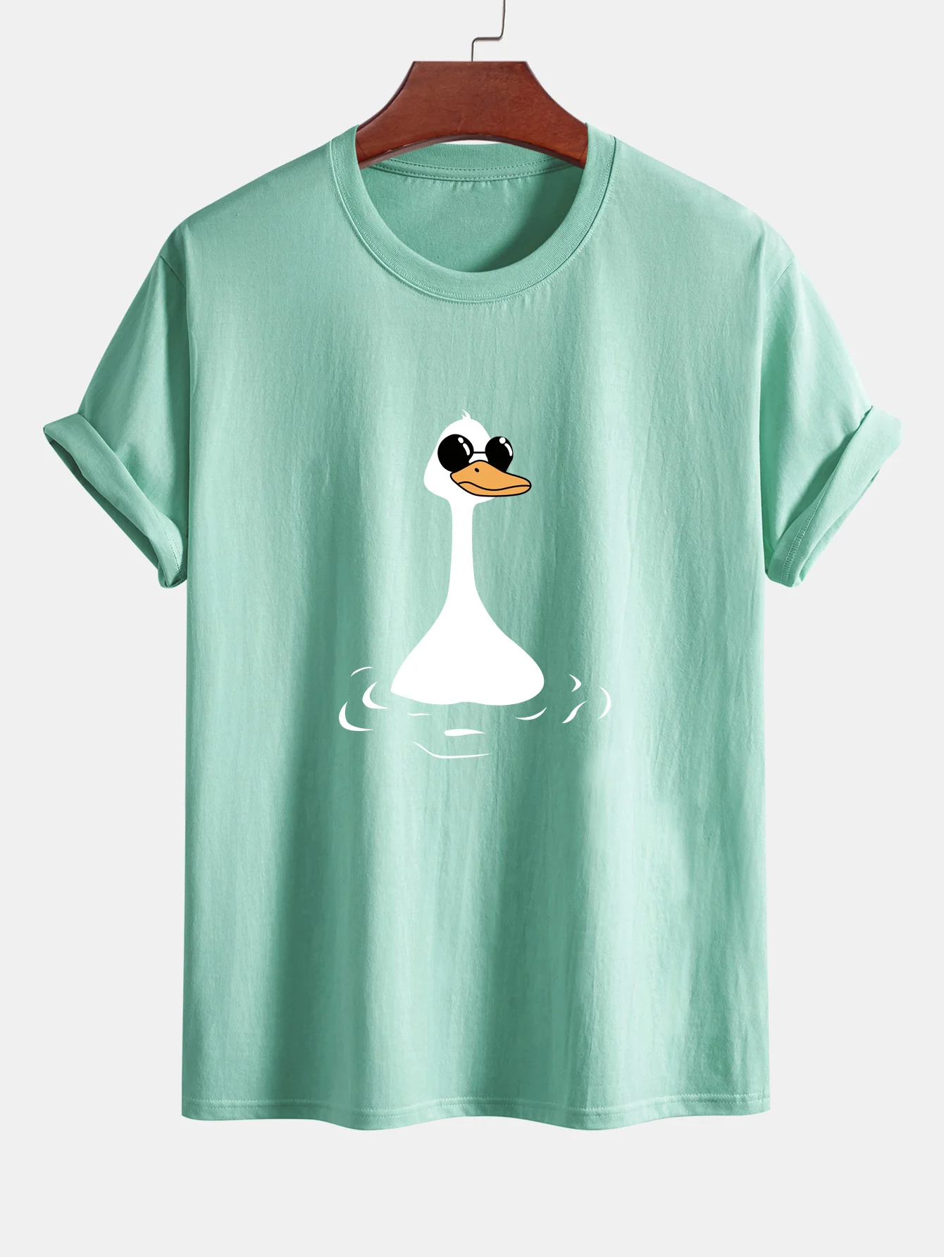 Regular Fit Sonnenbrille Gänsedruck Baumwoll-T-Shirt - Image 13