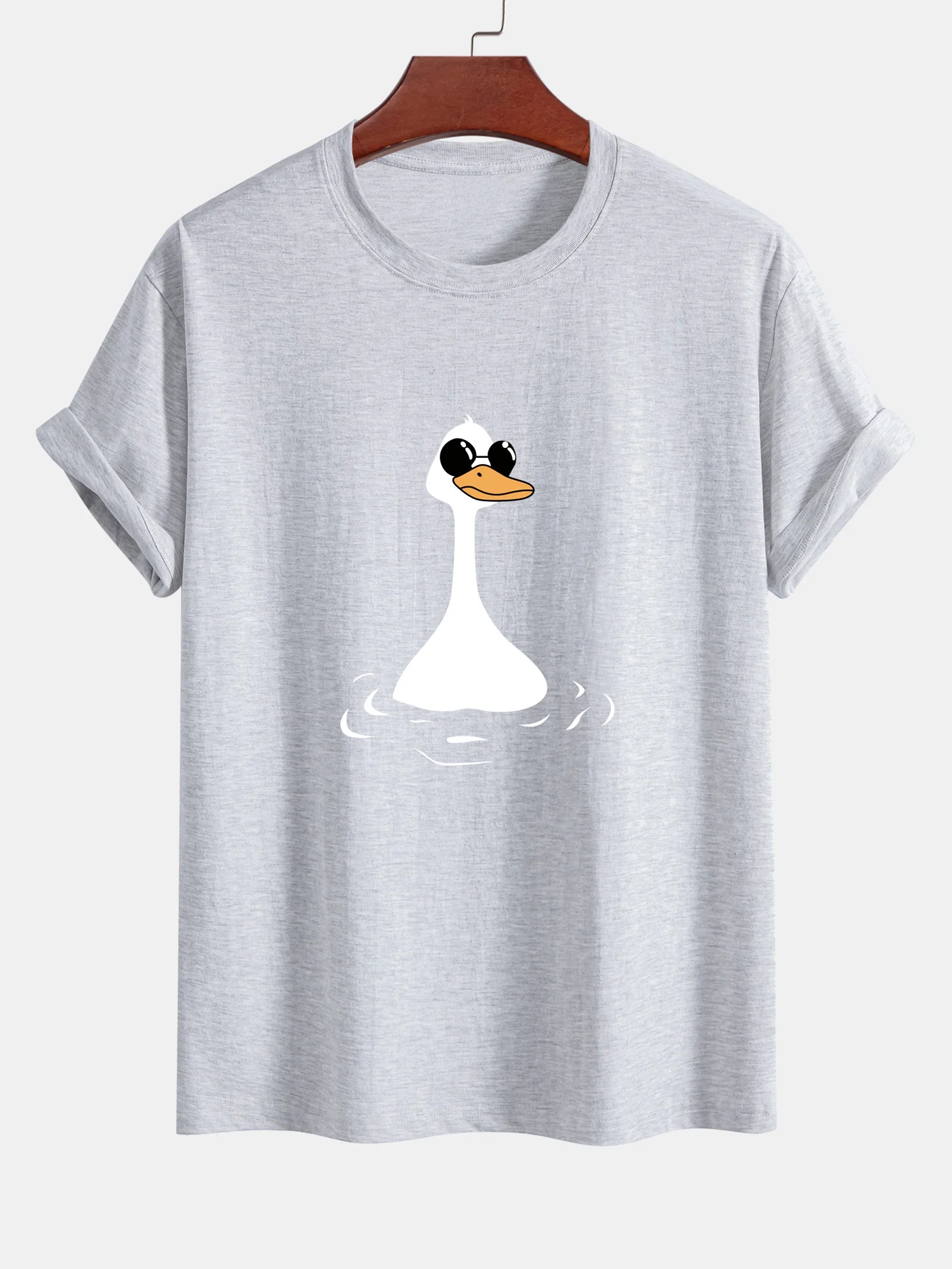 Regular Fit Sonnenbrille Gänsedruck Baumwoll-T-Shirt - Image 16