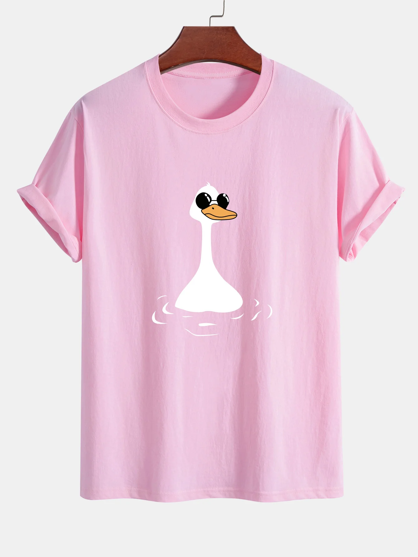 Regular Fit Sonnenbrille Gänsedruck Baumwoll-T-Shirt - Image 2