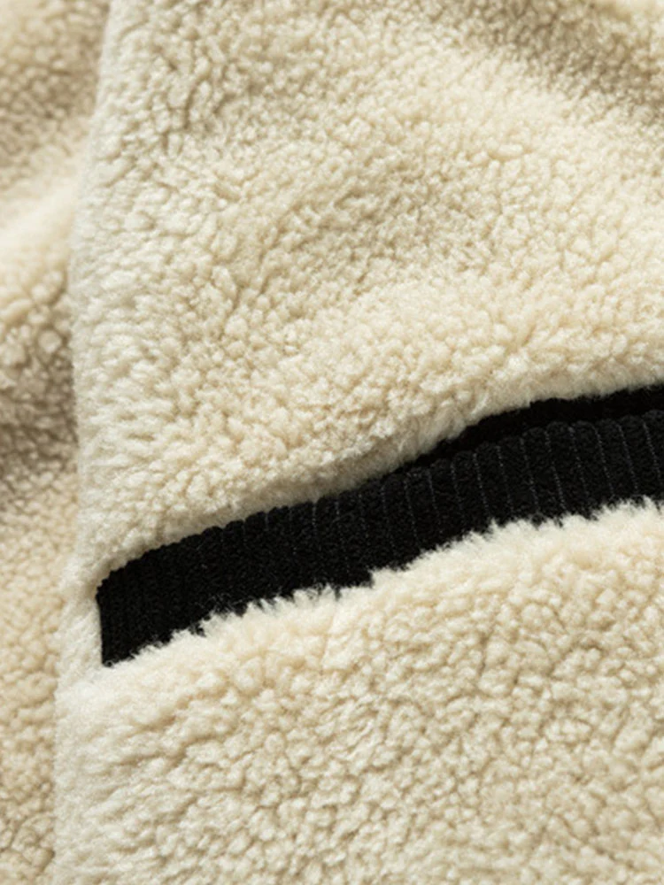 Regulär geschnittene Teddy-futter Cordjacke - Image 8