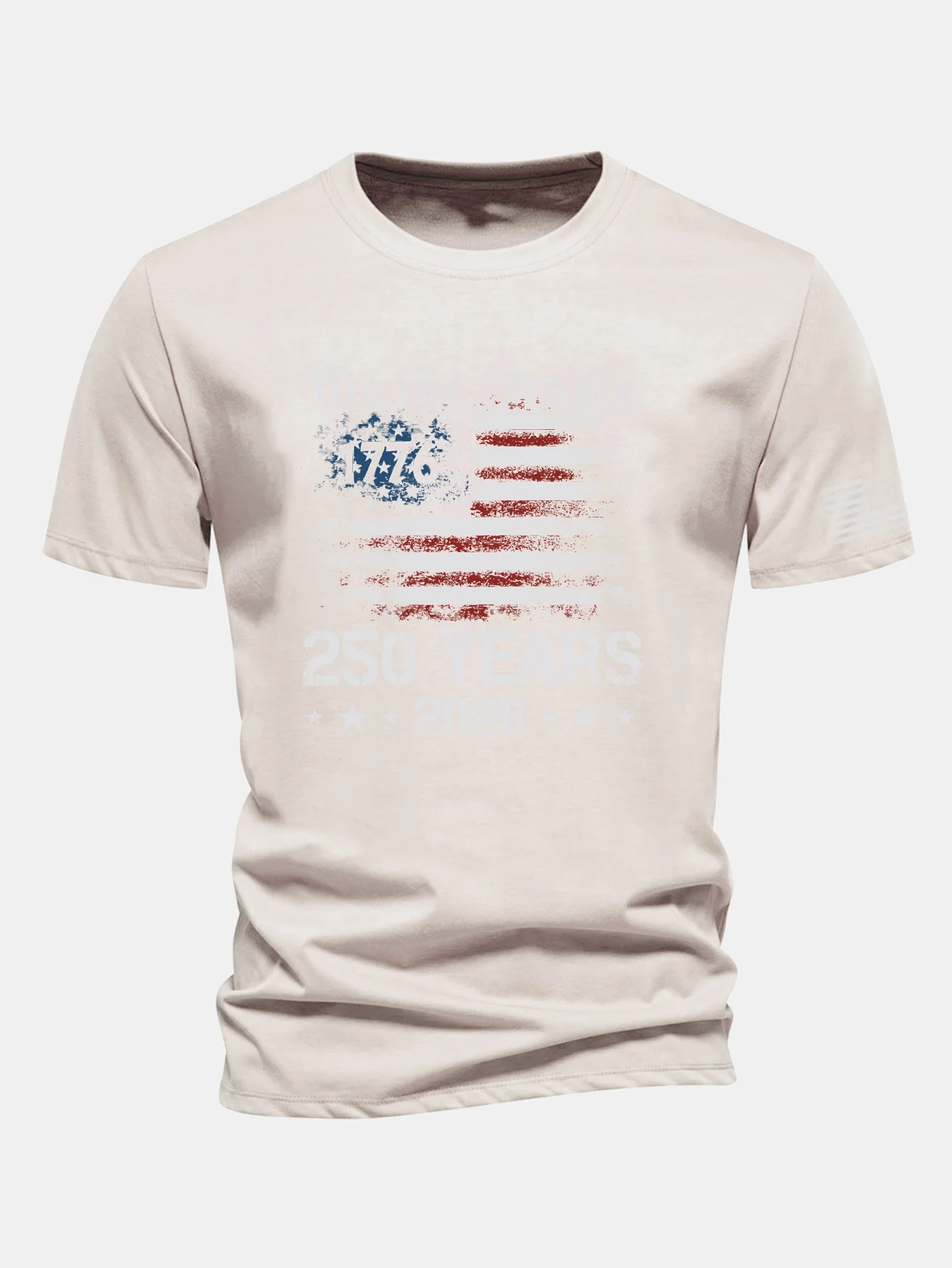 Regular Fit USA 250th Anniversary Print Cotton T-Shirt - Image 13