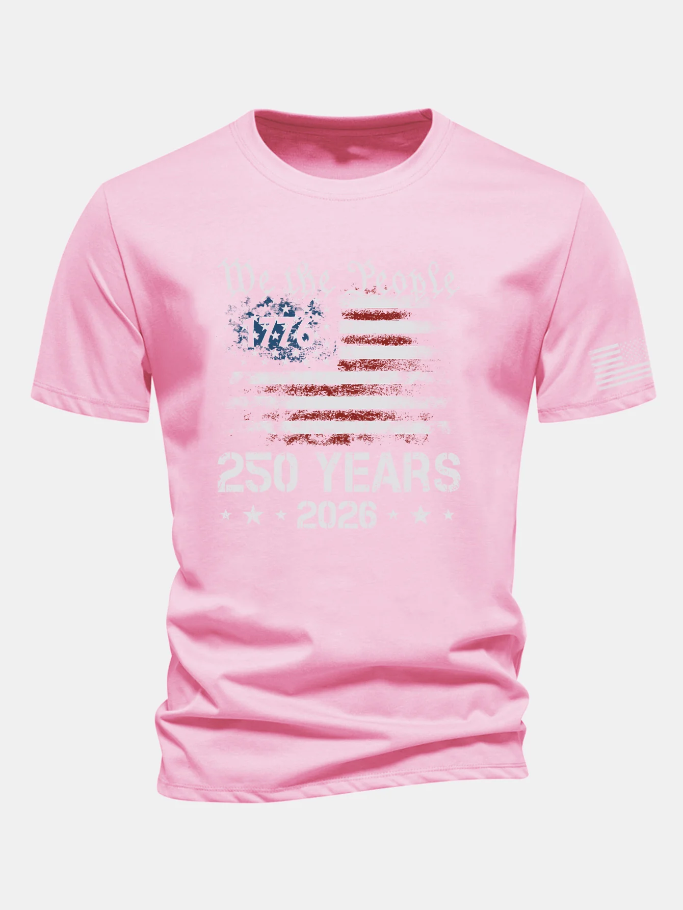 Regular Fit USA 250th Anniversary Print Cotton T-Shirt - Image 14