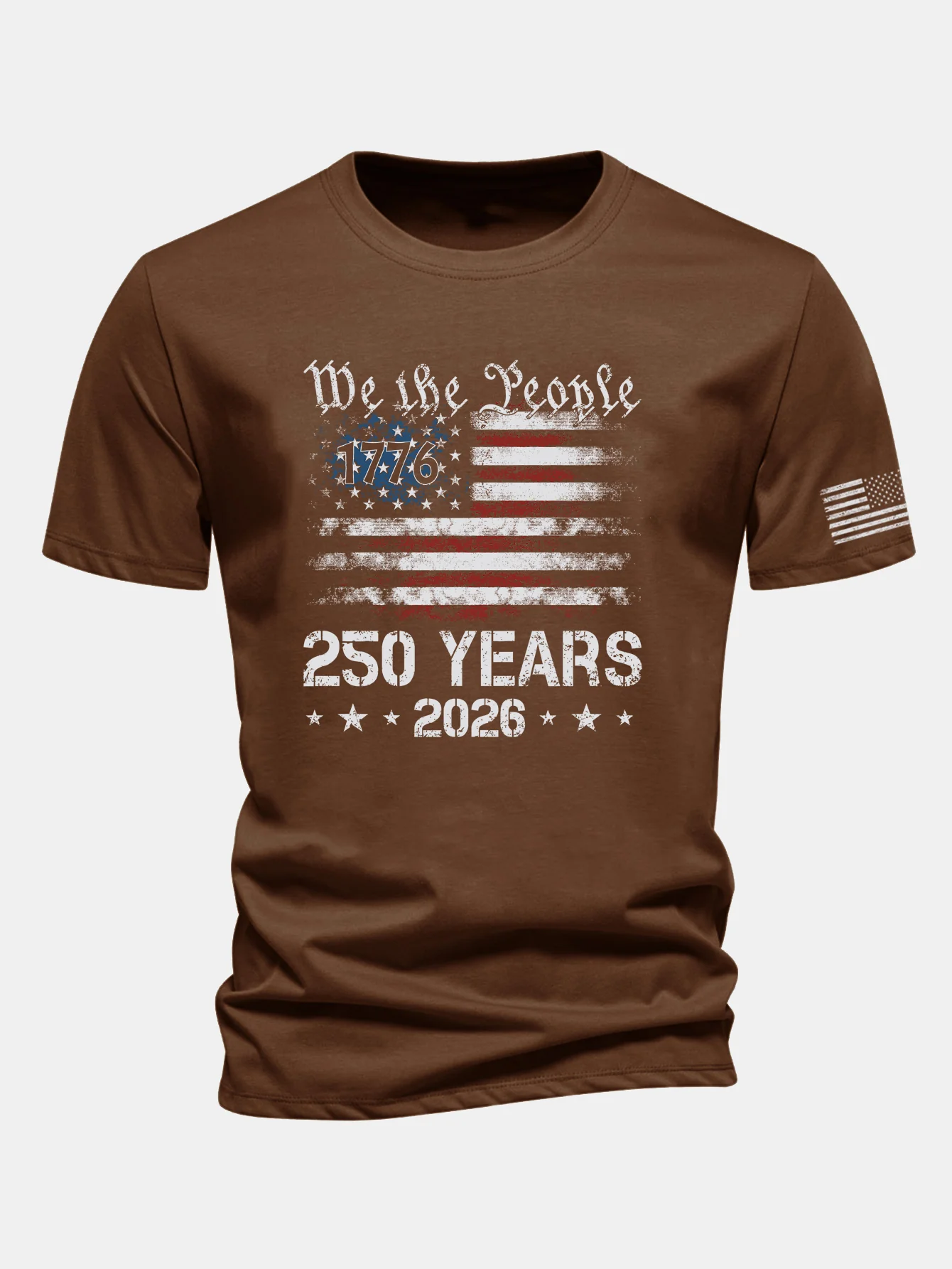 Regular Fit USA 250th Anniversary Print Cotton T-Shirt - Image 9