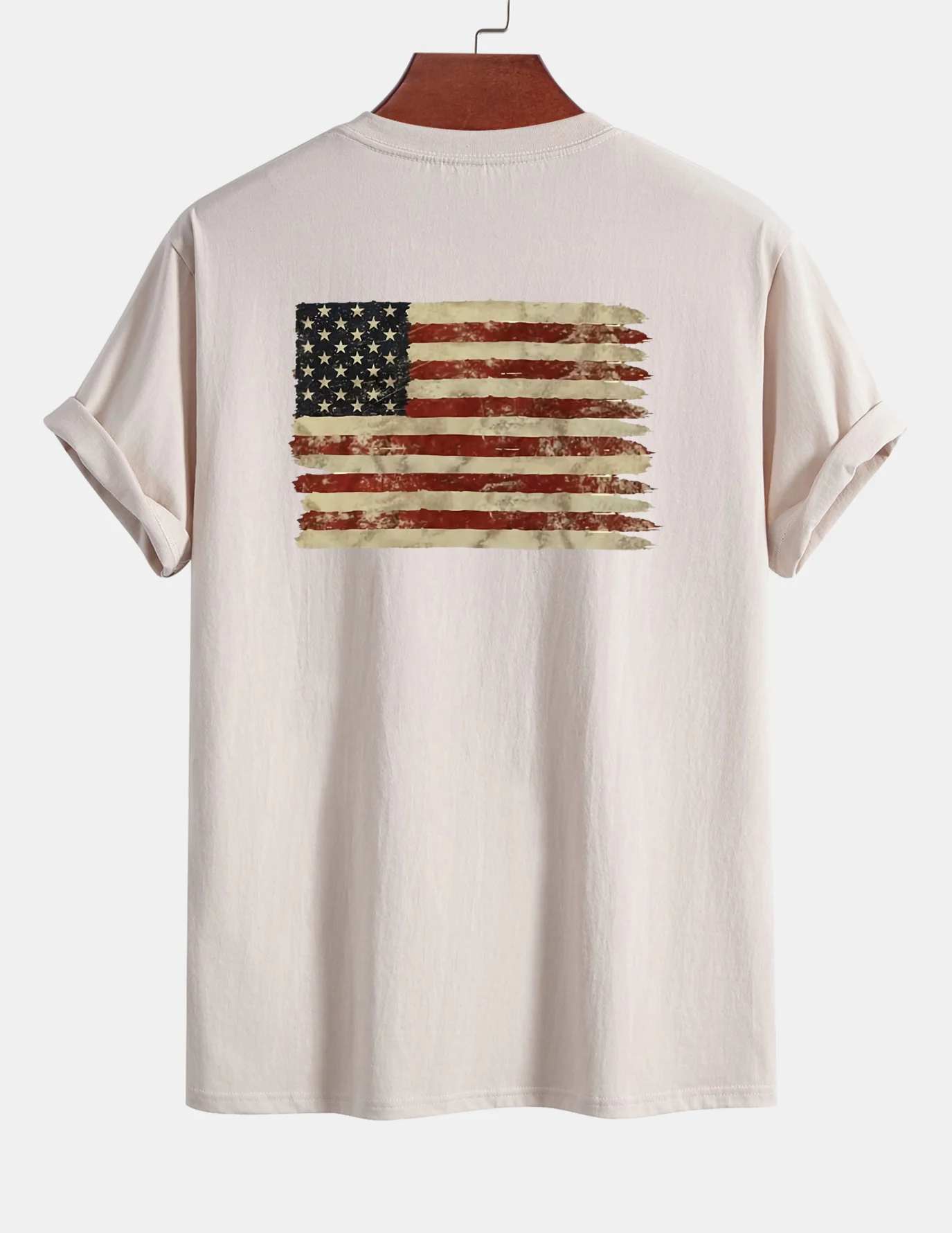 Regular Fit T-Shirt aus Baumwolle mit USA-Flaggen-Print - Image 16