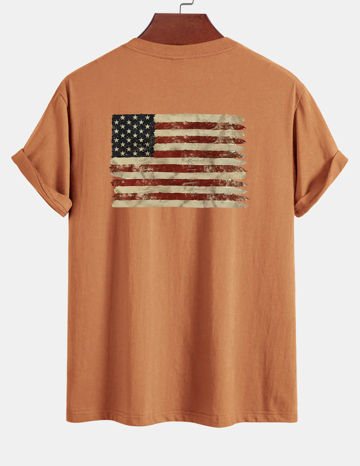 Regular Fit T-Shirt aus Baumwolle mit USA-Flaggen-Print - Image 20