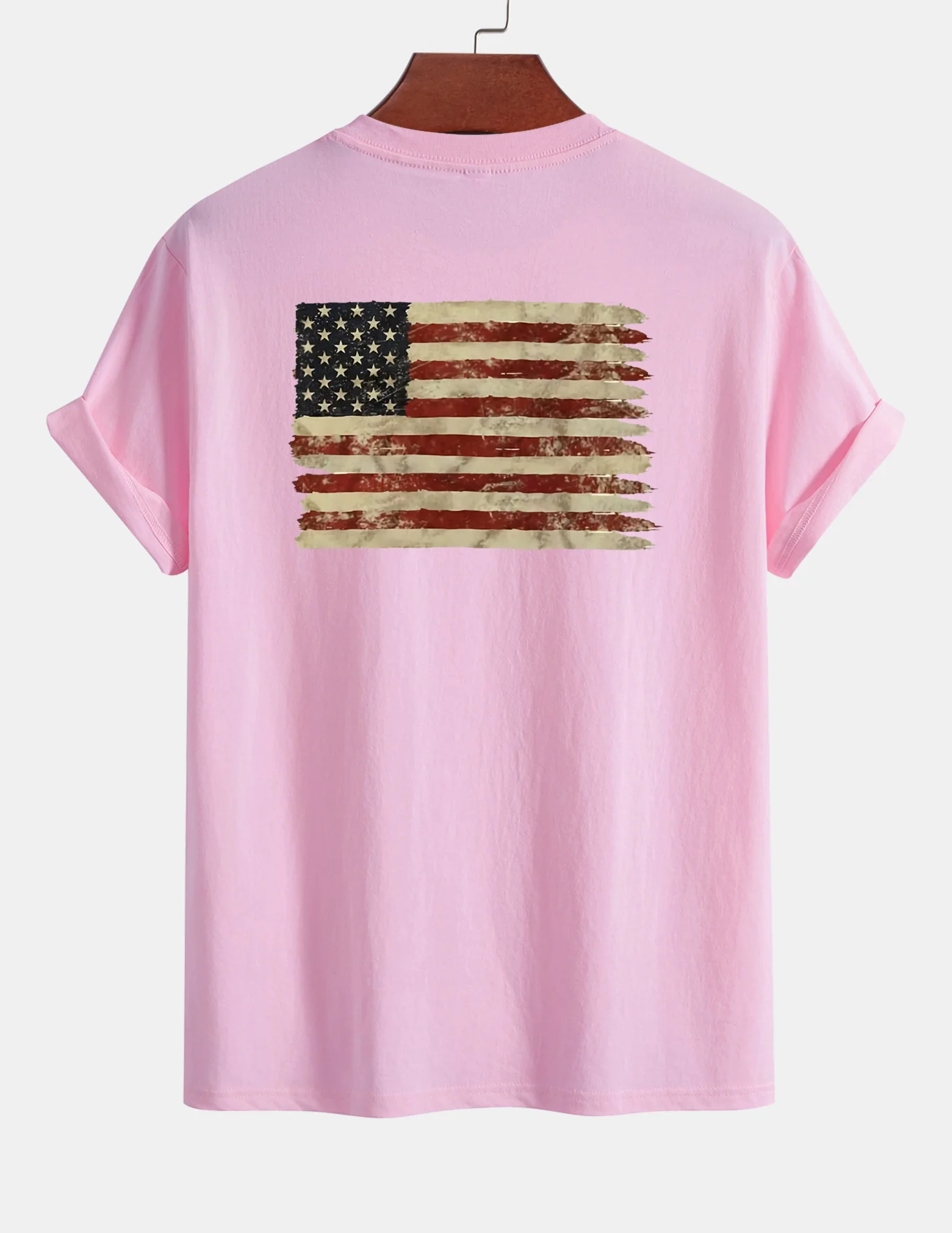 Regular Fit T-Shirt aus Baumwolle mit USA-Flaggen-Print - Image 30