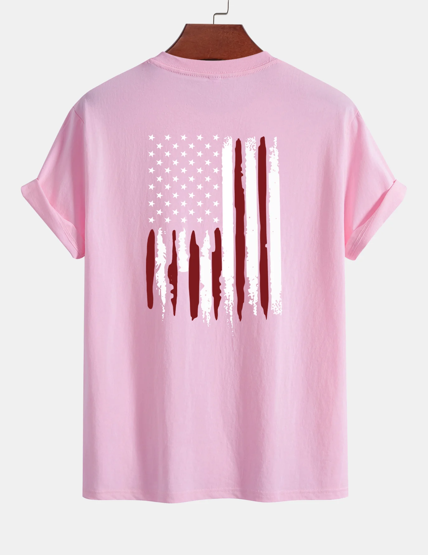 Regular Fit T-Shirt aus Baumwolle mit USA-Flaggen-Print - Image 20