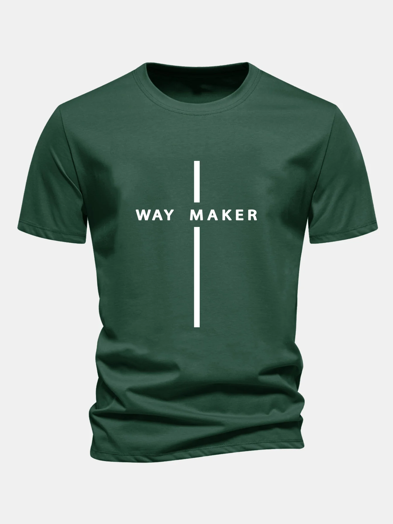 Regular Fit Way Maker Streifenmuster Baumwoll-T-Shirt - Image 10