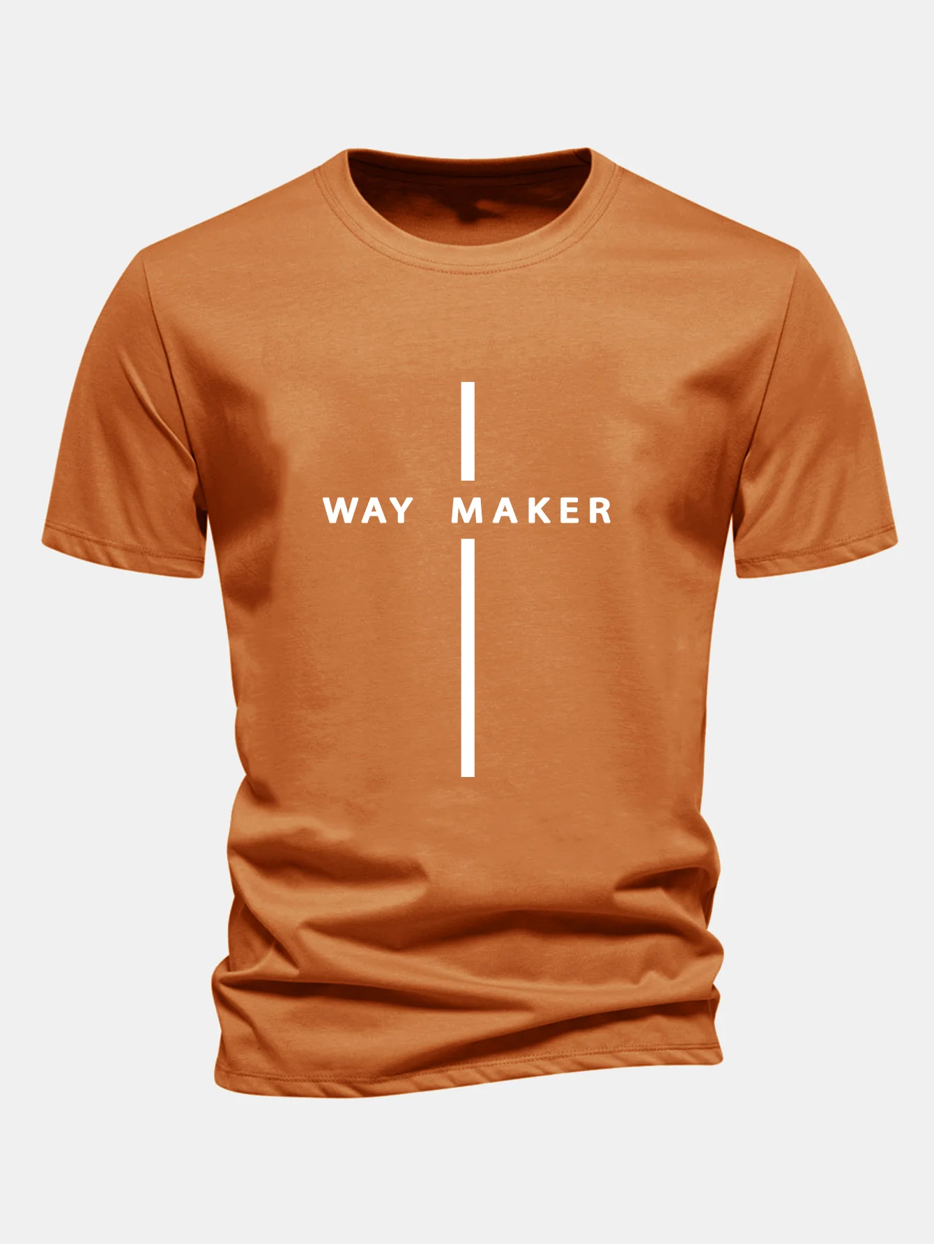 Regular Fit Way Maker Streifenmuster Baumwoll-T-Shirt - Image 7