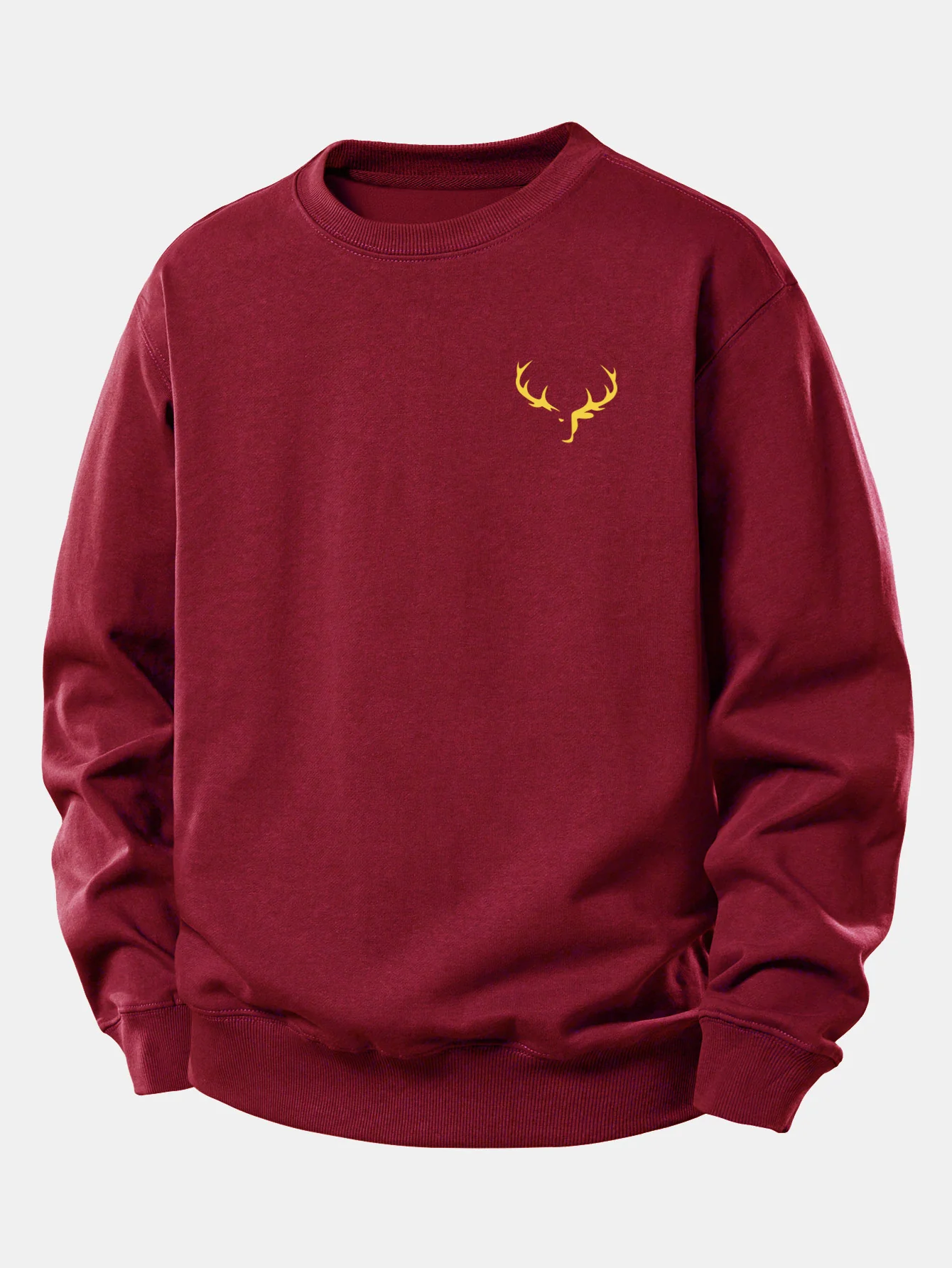 Reindeer Print Relax Fit Sweatshirt - Image 4