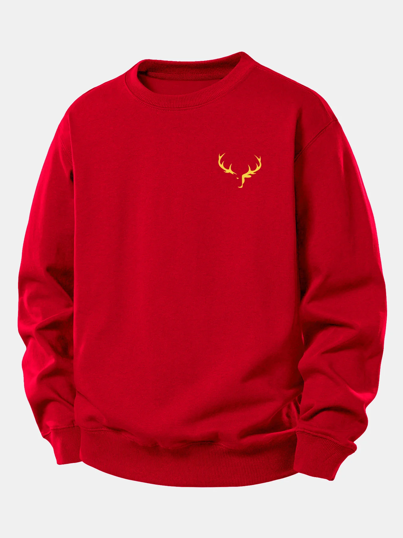 Reindeer Print Relax Fit Sweatshirt - Image 6