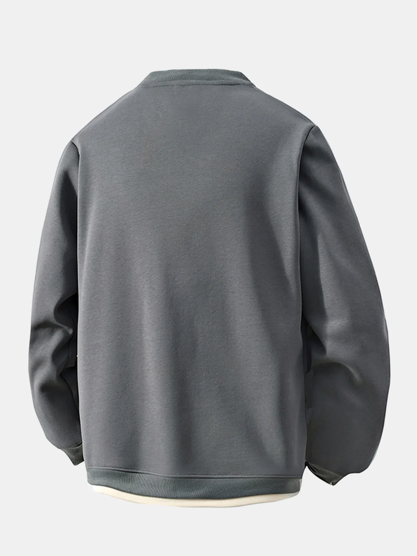 Locker sitzendes 2-in-1 Sweatshirt mit Rundhalsausschnitt - Image 10