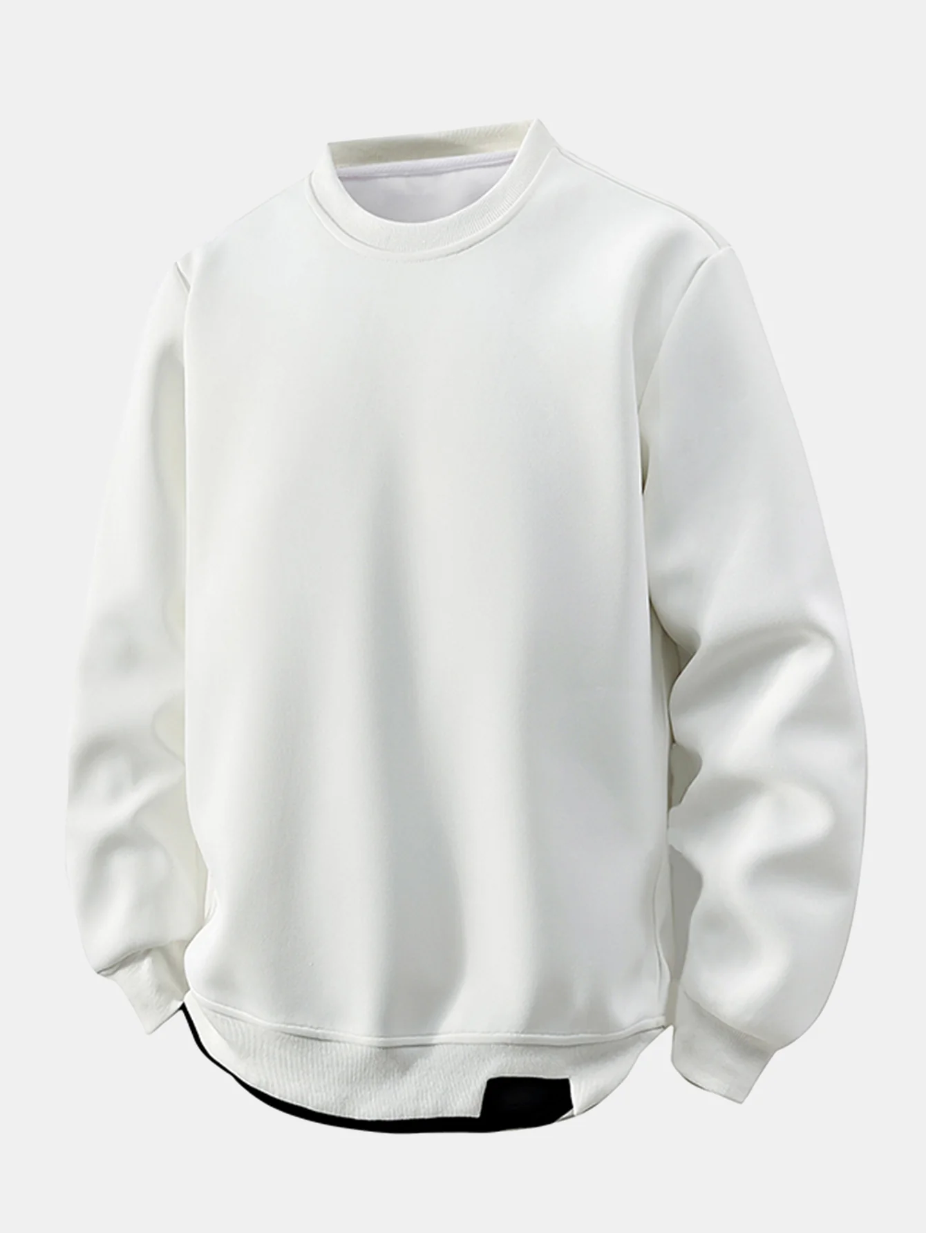 Locker sitzendes 2-in-1 Sweatshirt mit Rundhalsausschnitt - Image 3