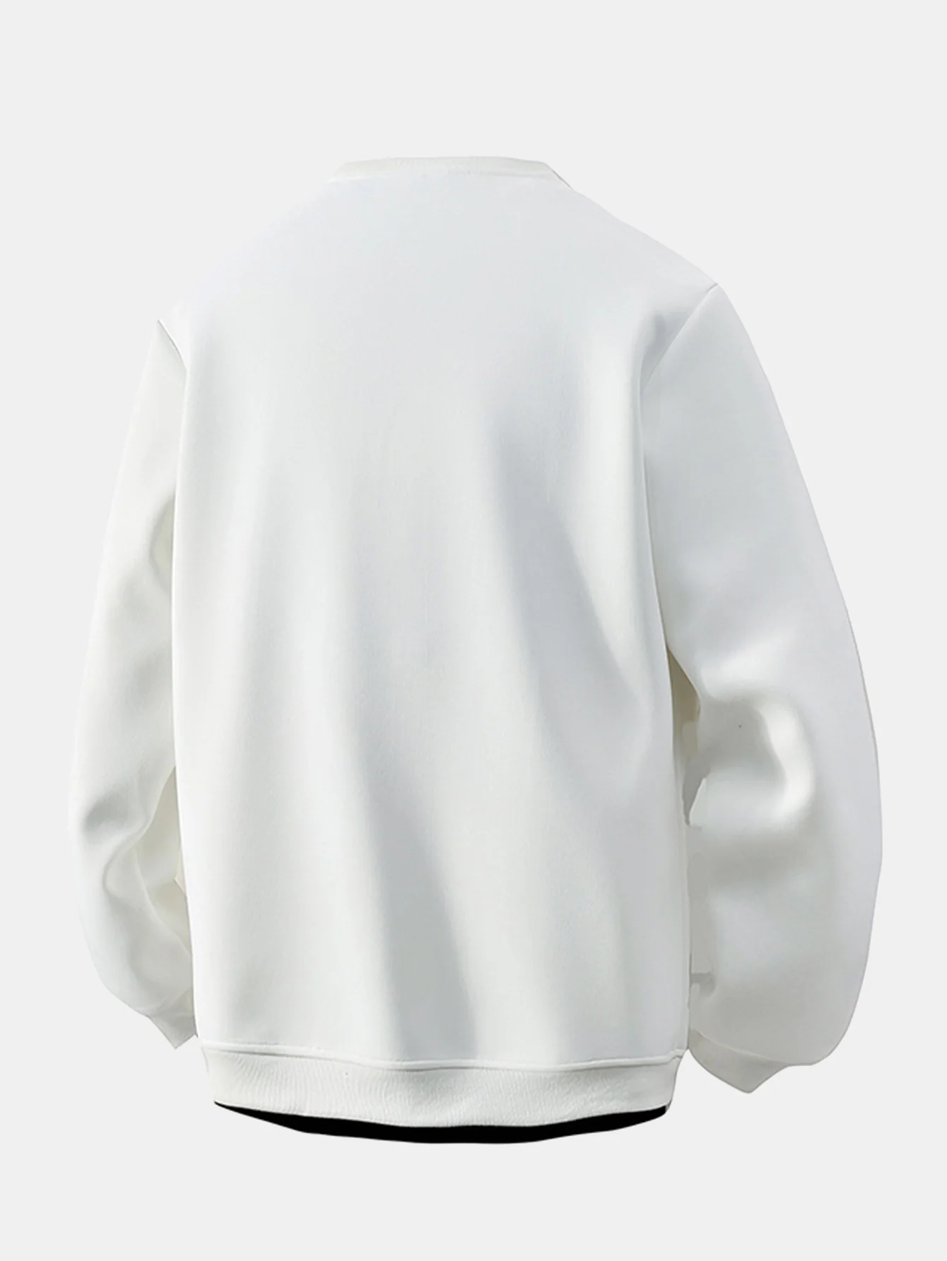 Locker sitzendes 2-in-1 Sweatshirt mit Rundhalsausschnitt - Image 4