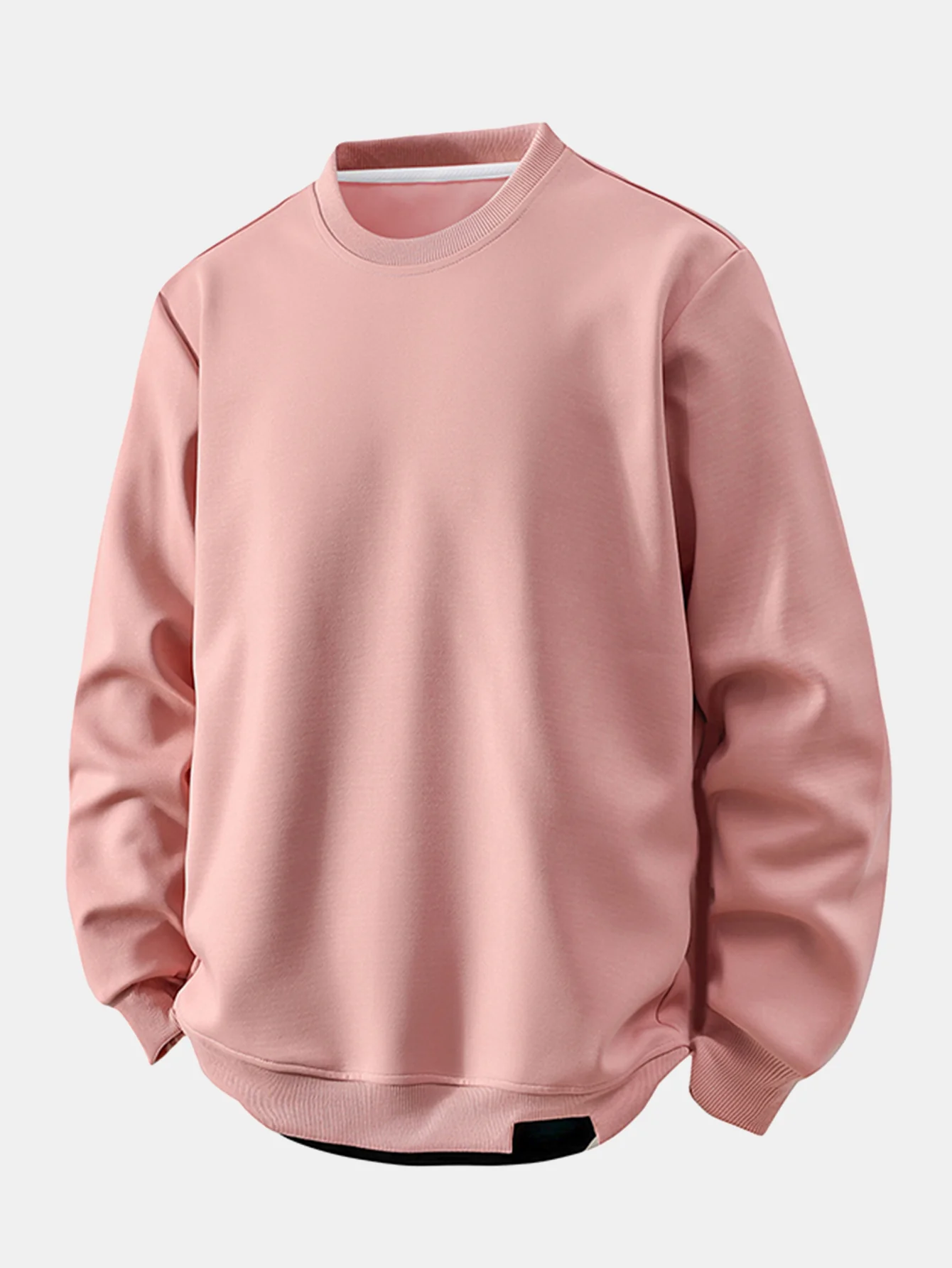 Locker sitzendes 2-in-1 Sweatshirt mit Rundhalsausschnitt - Image 5