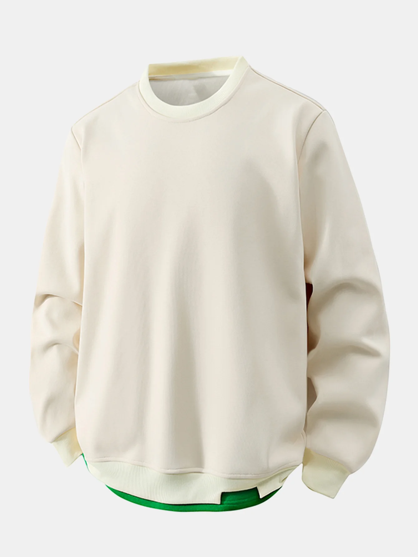 Locker sitzendes 2-in-1 Sweatshirt mit Rundhalsausschnitt - Image 7