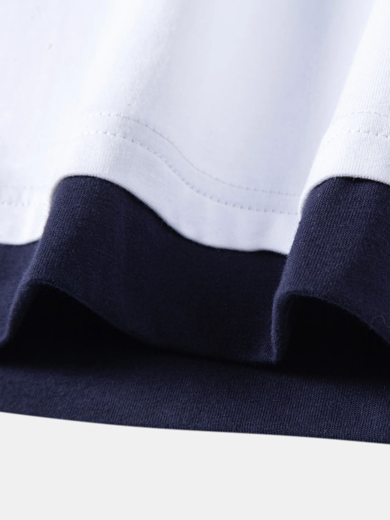 Relax Fit 2 In 1 Notched Collar T-Shirt & Cotton Drawstring 7" Shorts - Image 19