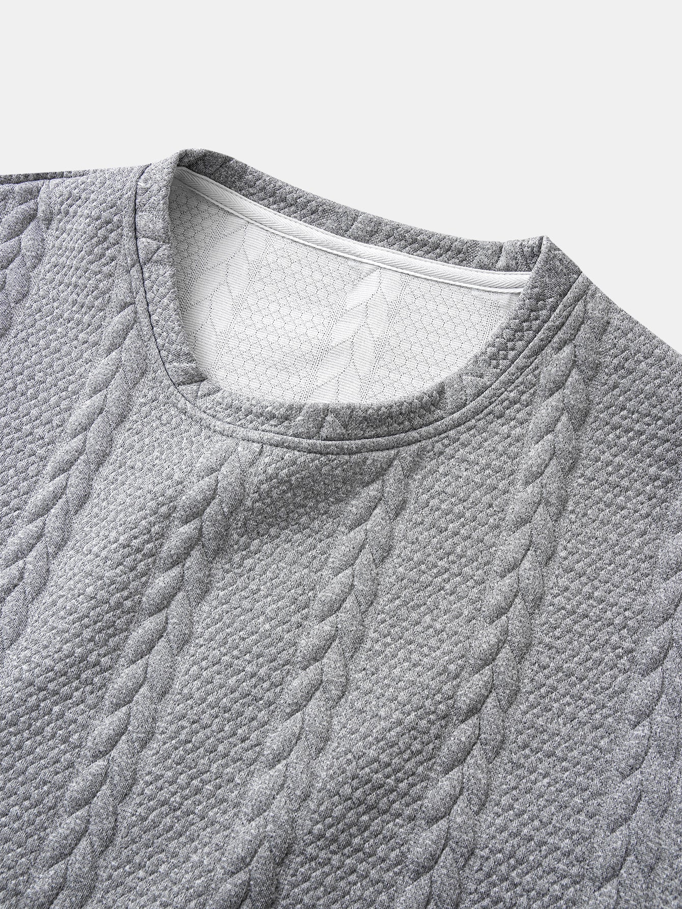 Relax Fit 2-in-1 Twist Jacquard Sweatshirt - Image 9
