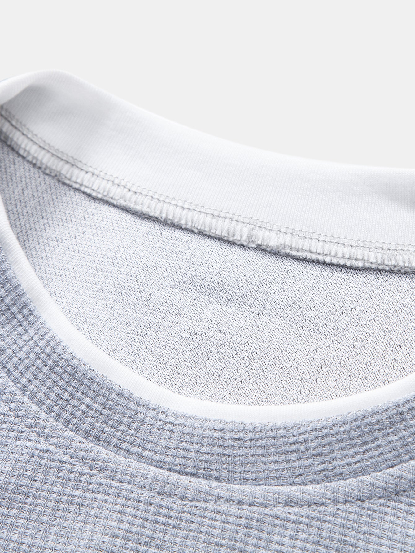 Relax Fit 2 In 1 Waffle Crew Collar T-Shirt - Image 5