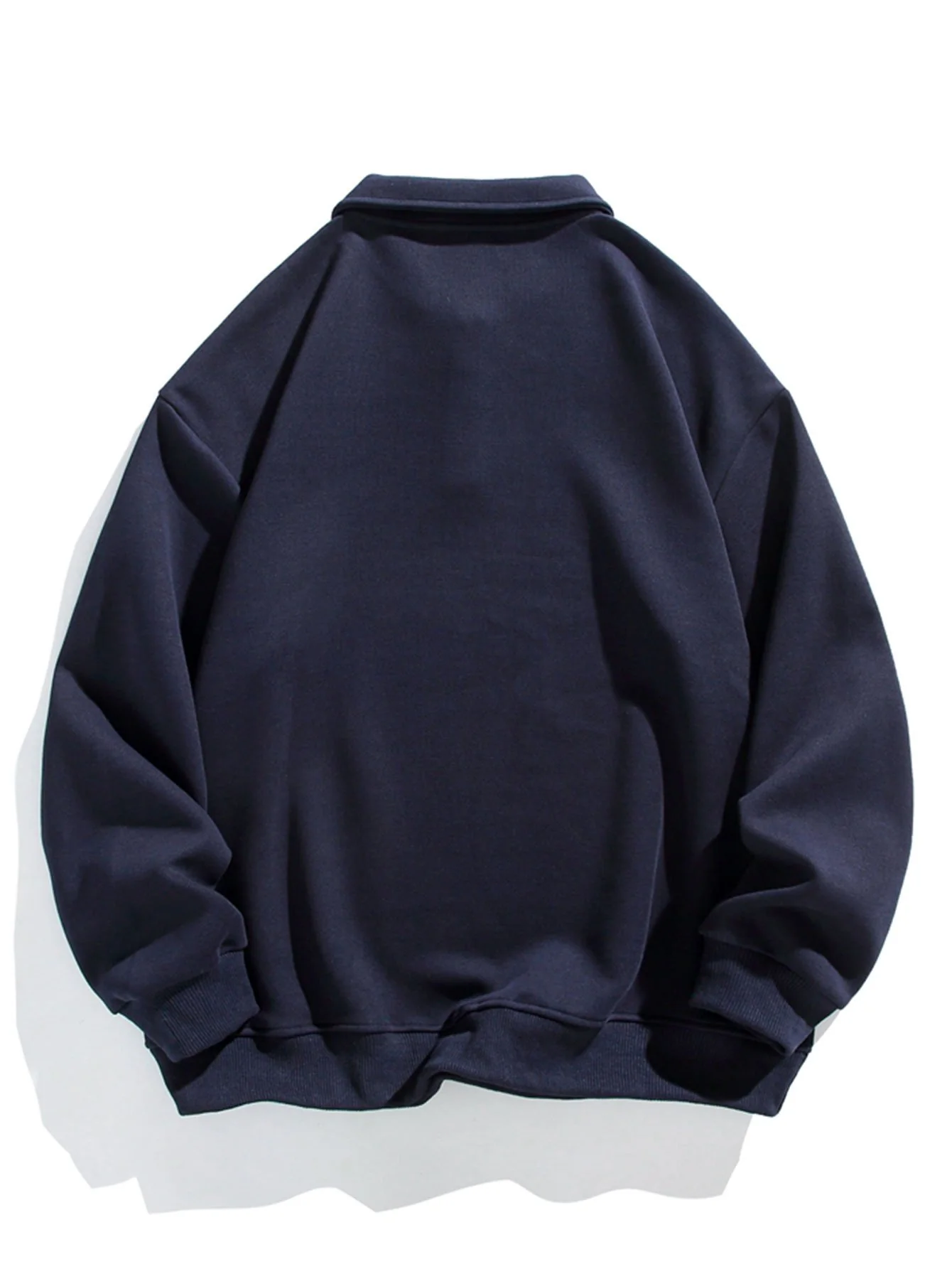 Relax Fit Basic Polo Sweatshirt - Image 2
