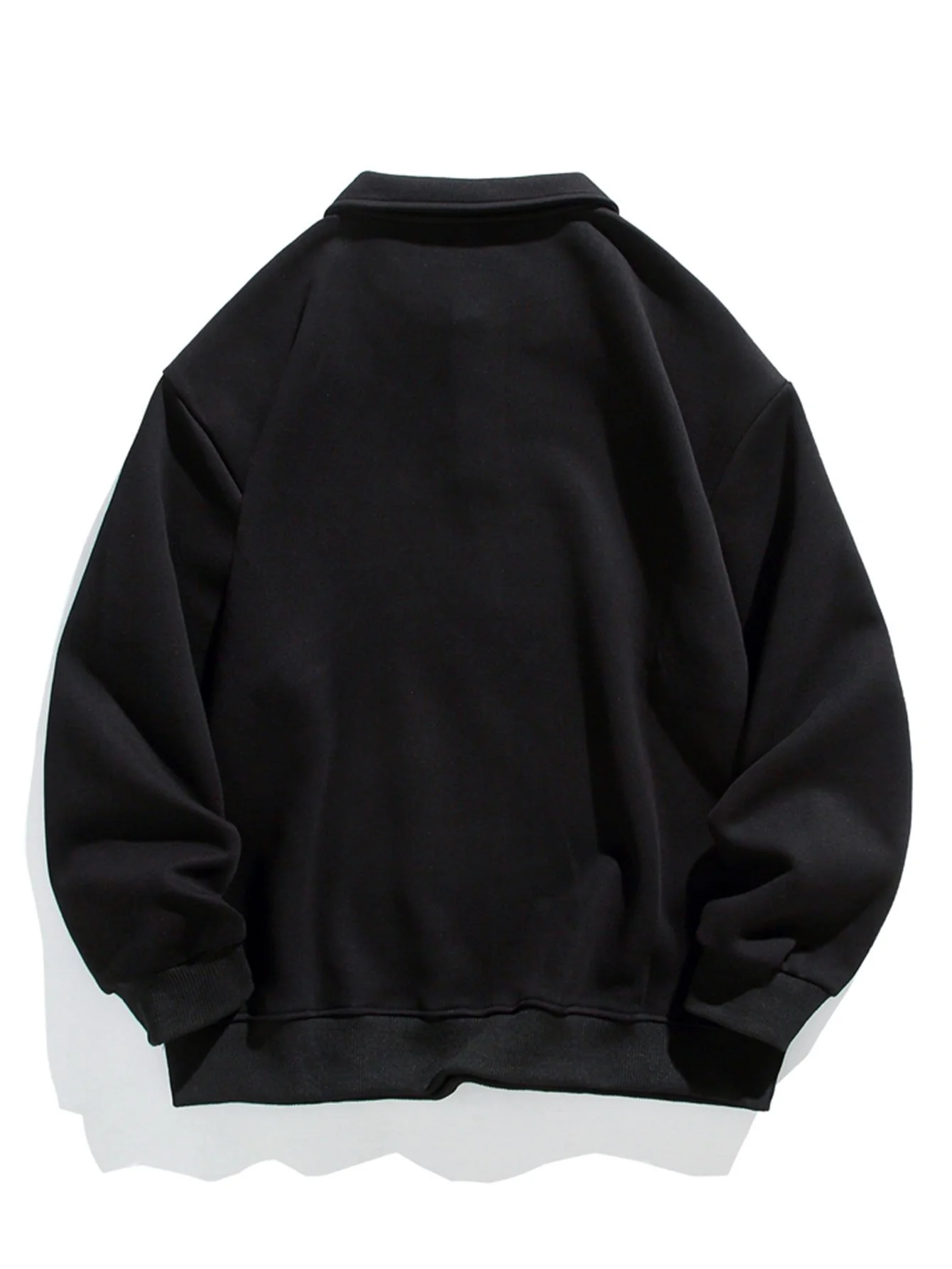 Relax Fit Basic Polo Sweatshirt - Image 6