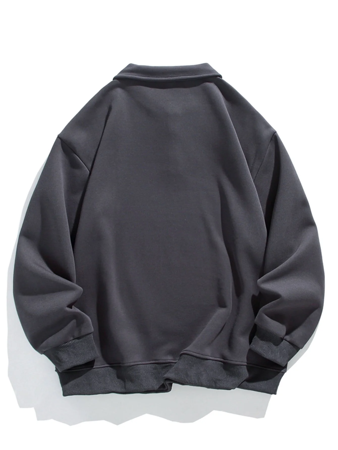 Relax Fit Basic Polo Sweatshirt - Image 8