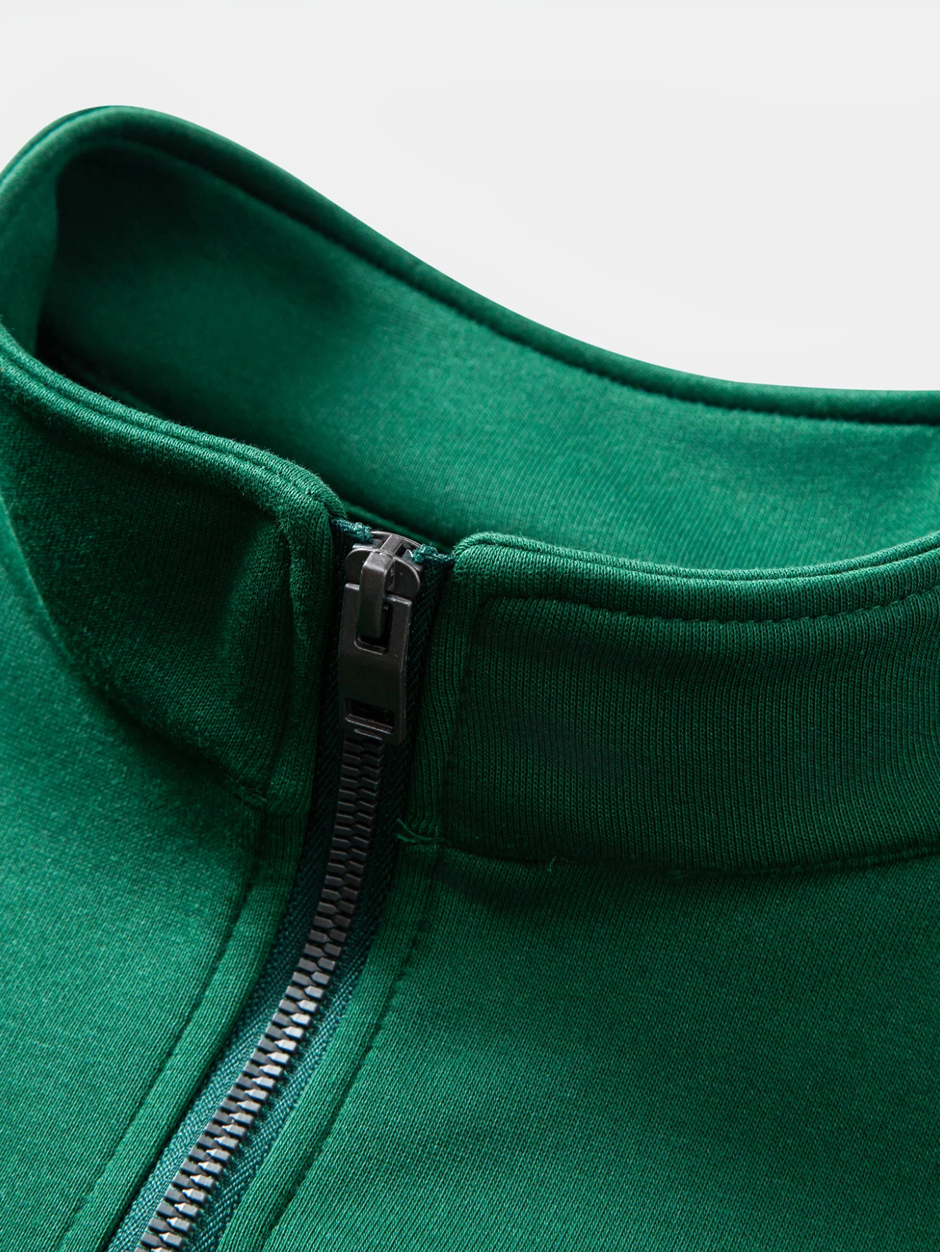 Relax Fit Mountain Print Quarter Zip Sweatshirt - Image 9