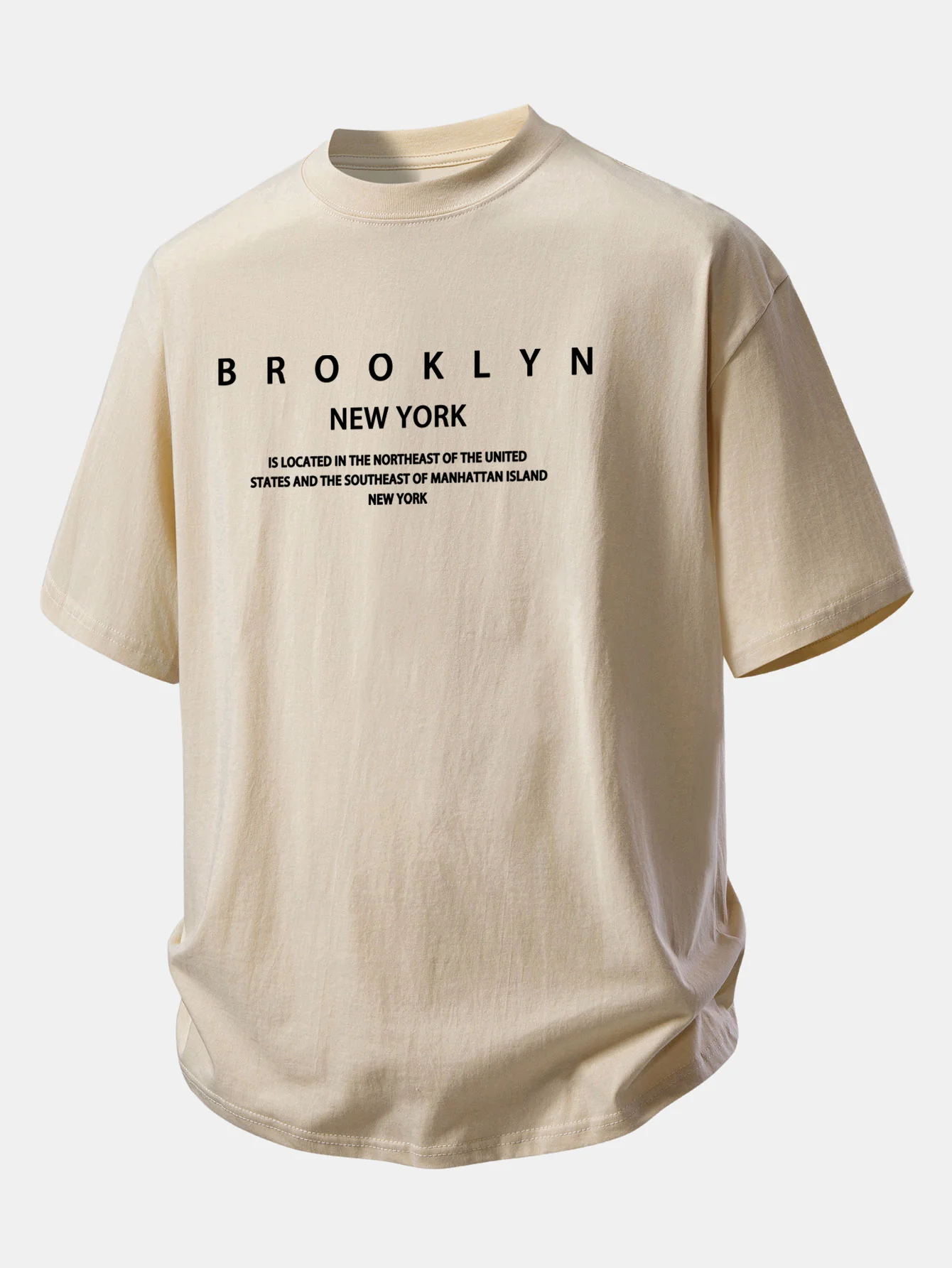 Relax Fit Brooklyn Print Cotton T-Shirt - Image 11