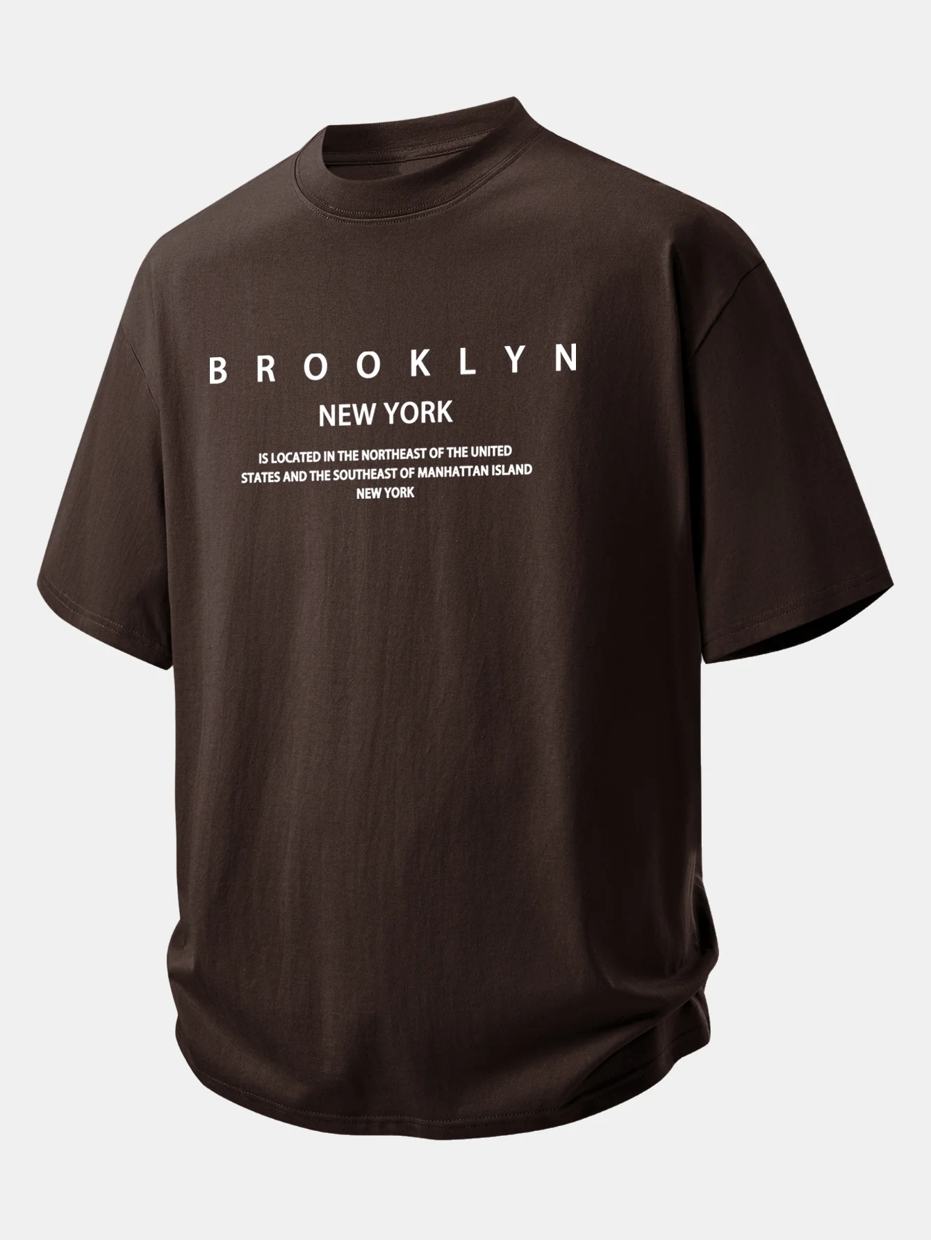 Relax Fit Brooklyn Print Cotton T-Shirt - Image 3