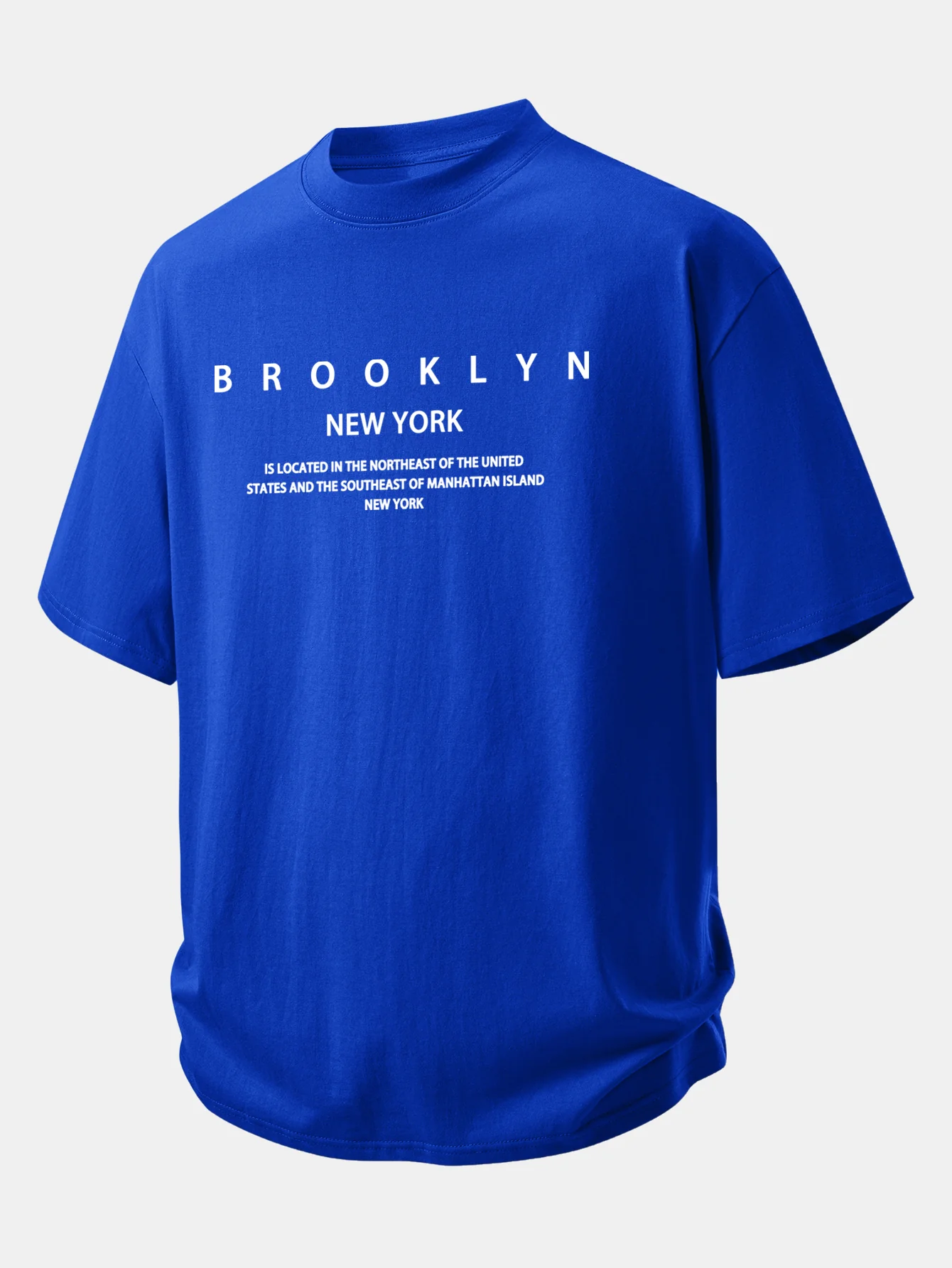 Relax Fit Brooklyn Print Cotton T-Shirt - Image 4