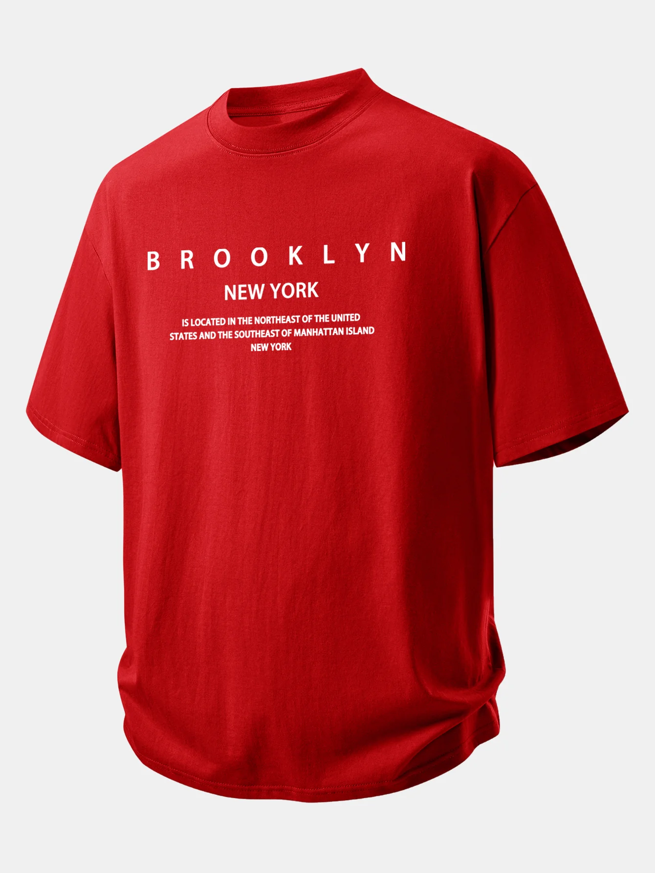 Relax Fit Brooklyn Print Cotton T-Shirt - Image 5