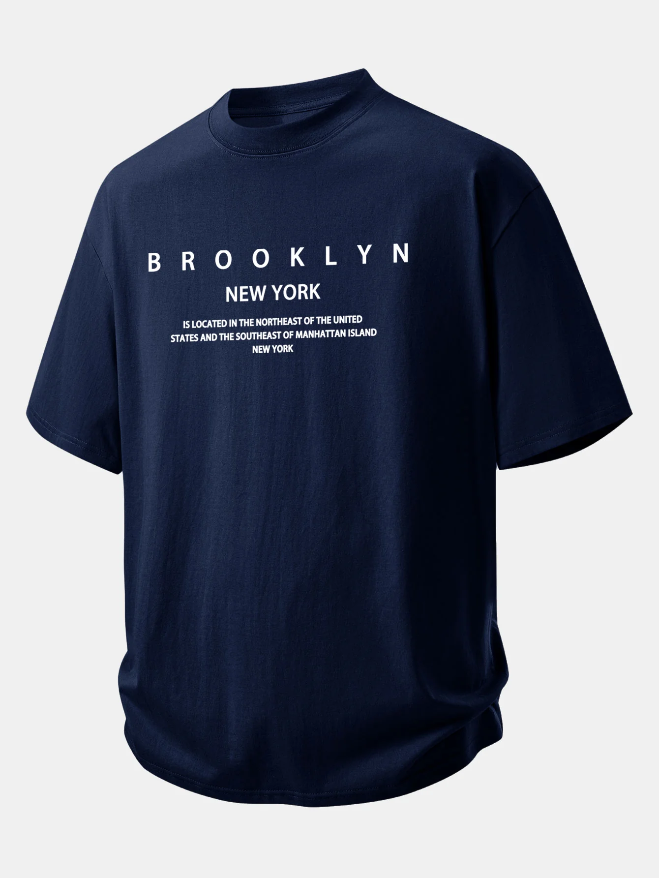 Relax Fit Brooklyn Print Cotton T-Shirt - Image 6