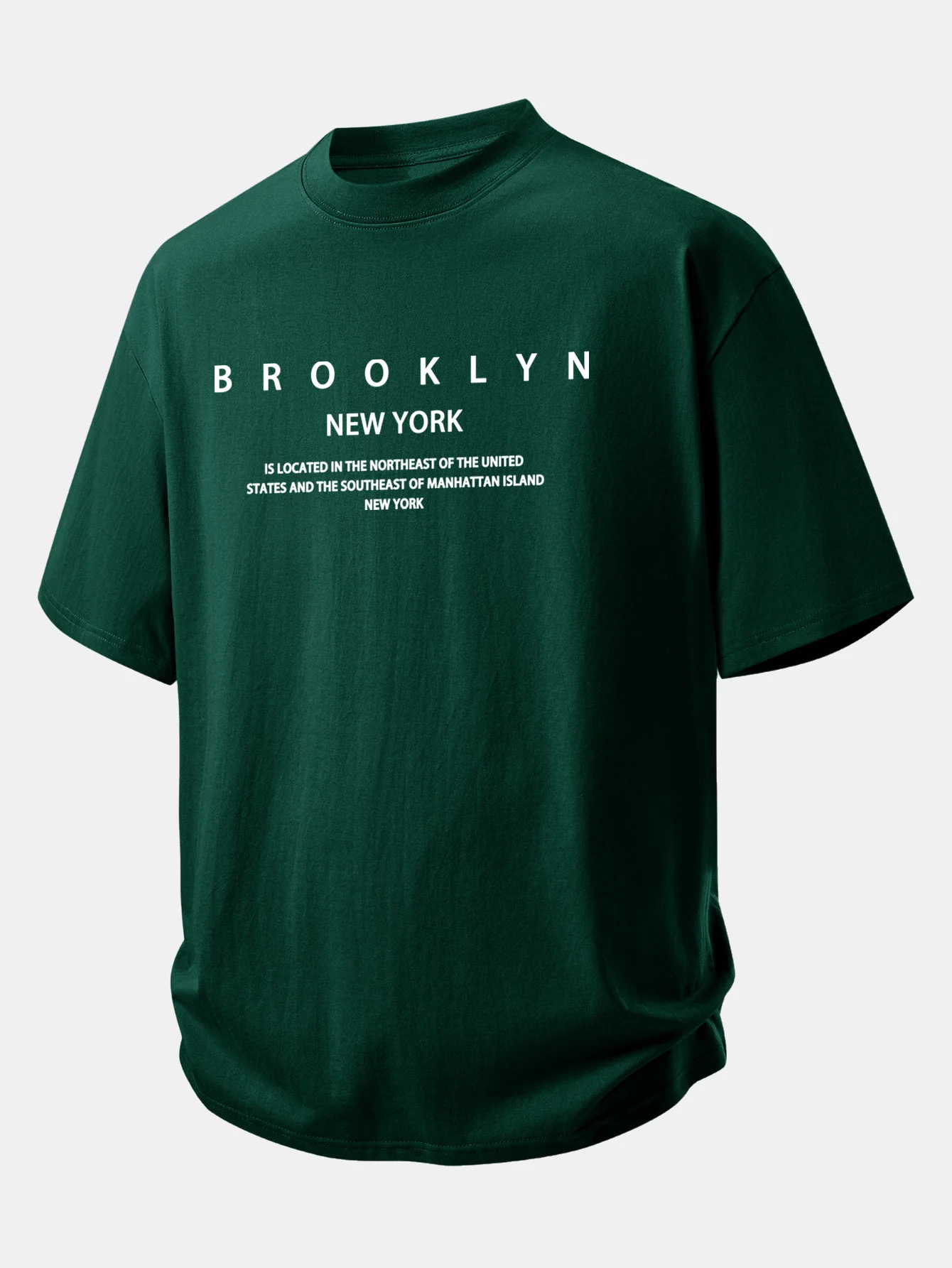 Relax Fit Brooklyn Print Cotton T-Shirt - Image 7