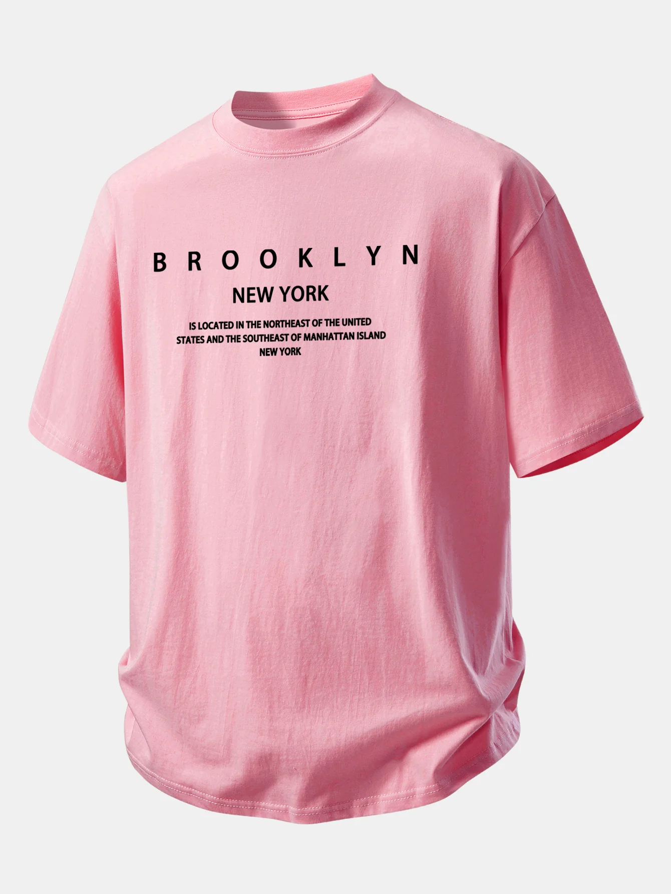 Relax Fit Brooklyn Print Cotton T-Shirt - Image 8