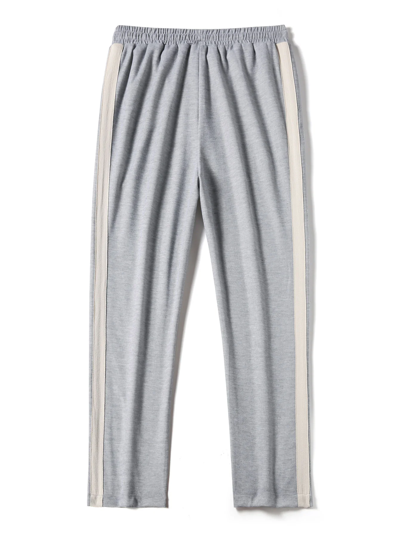 Hosen mit Schlitzsaum und Streifenmuster - Image 9