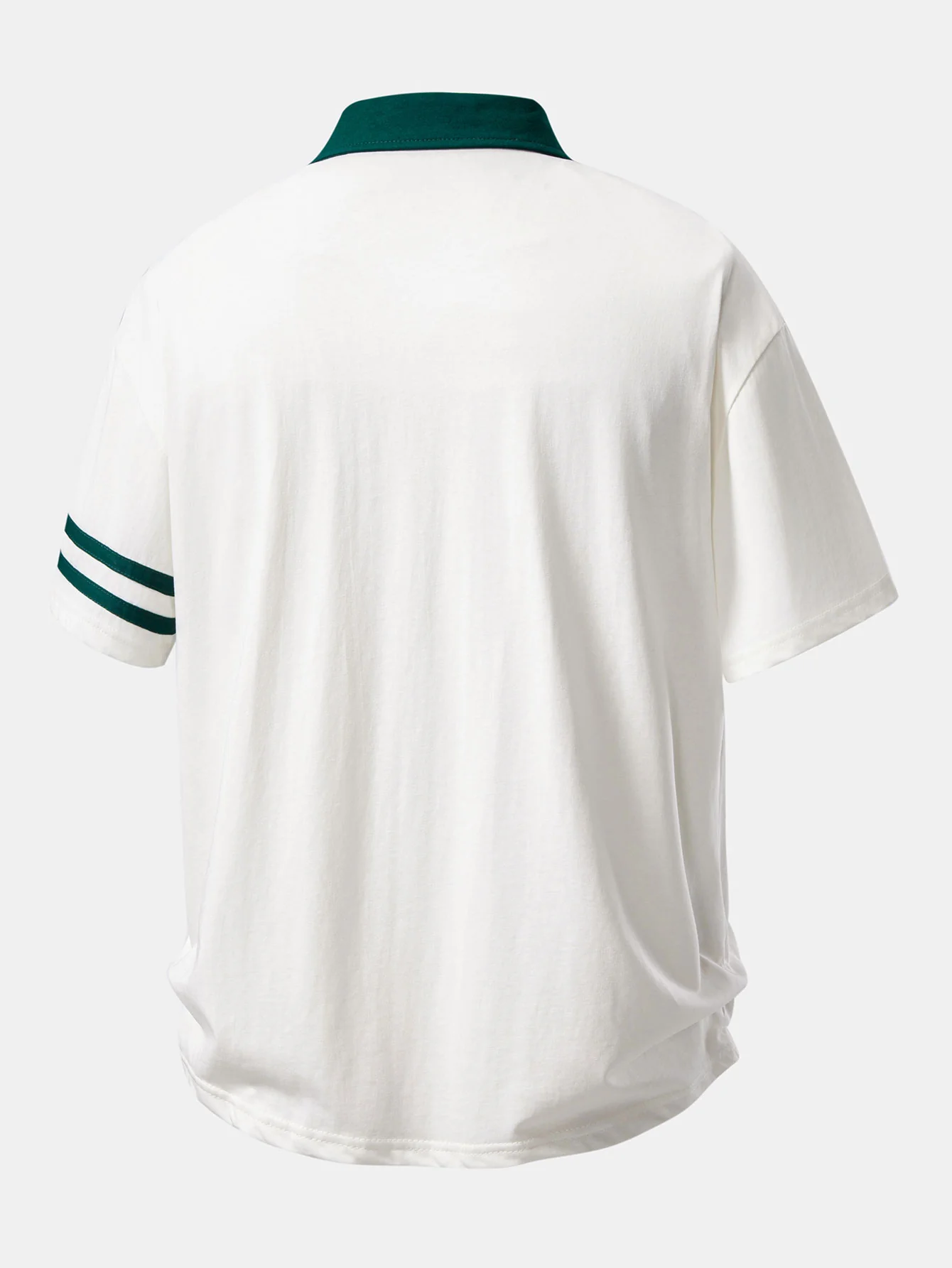 Relax Fit Contrast Collar Polo Shirt - Image 4