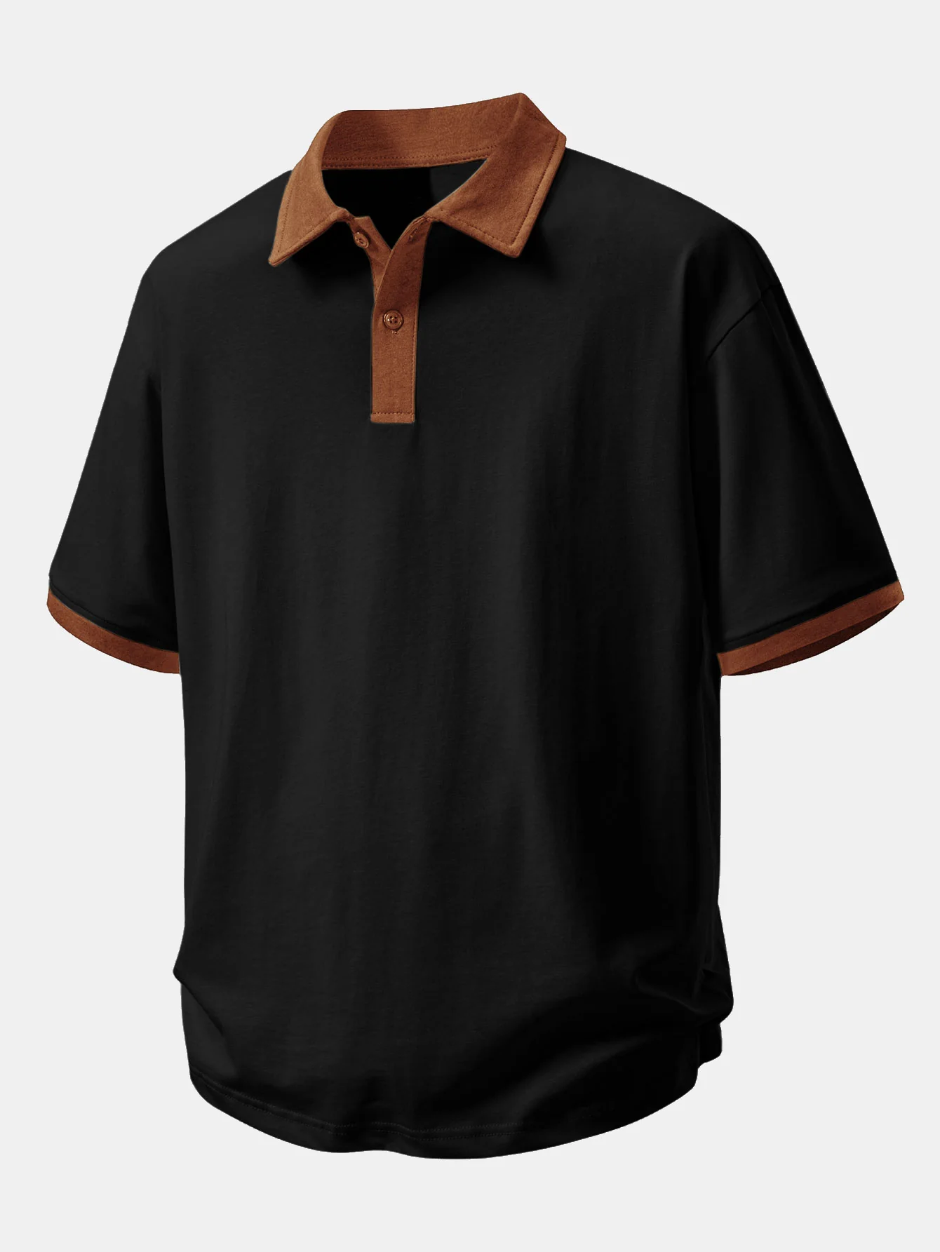 Relax Fit Contrast Cotton Polo - Image 11
