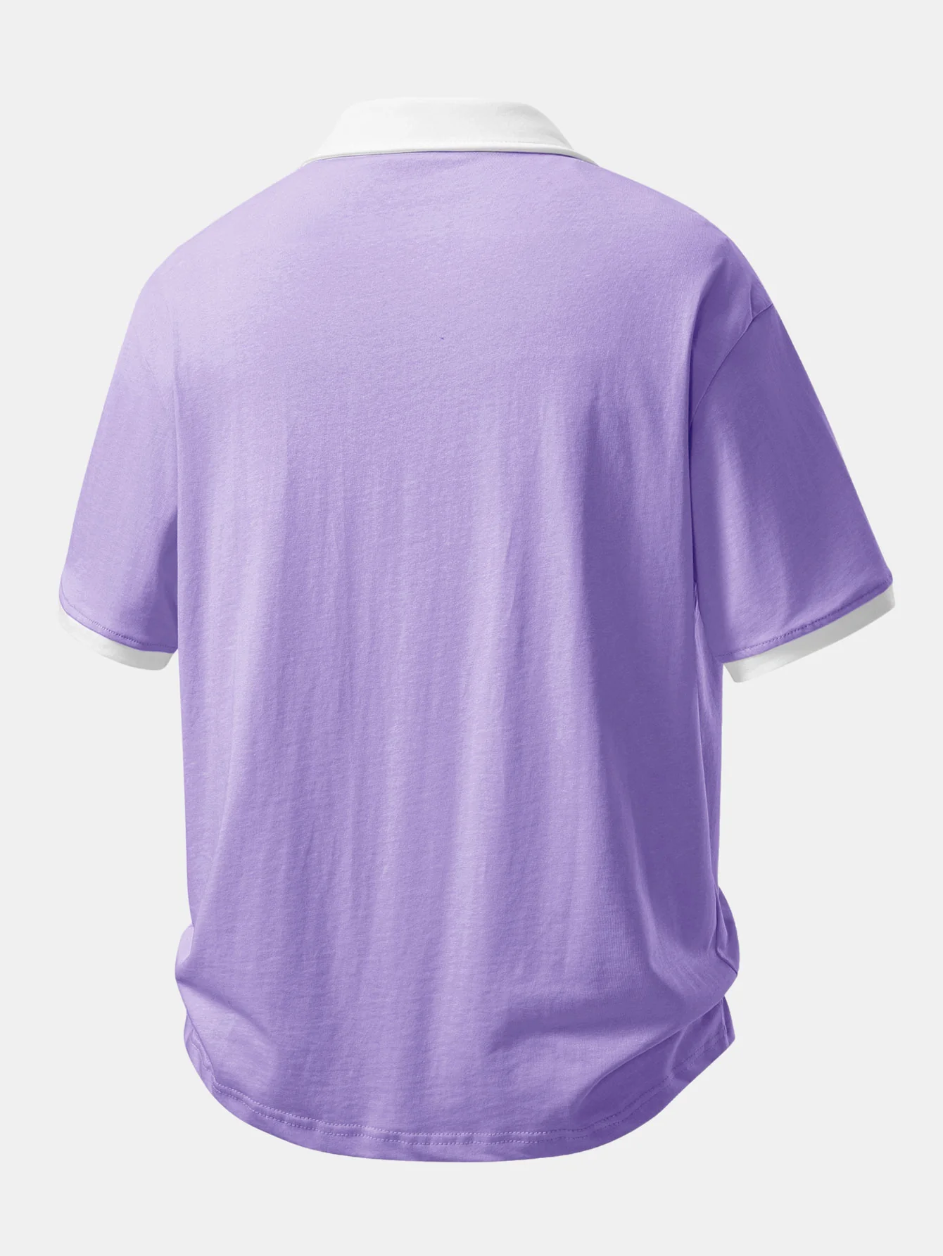 Relax Fit Contrast Cotton Polo - Image 16