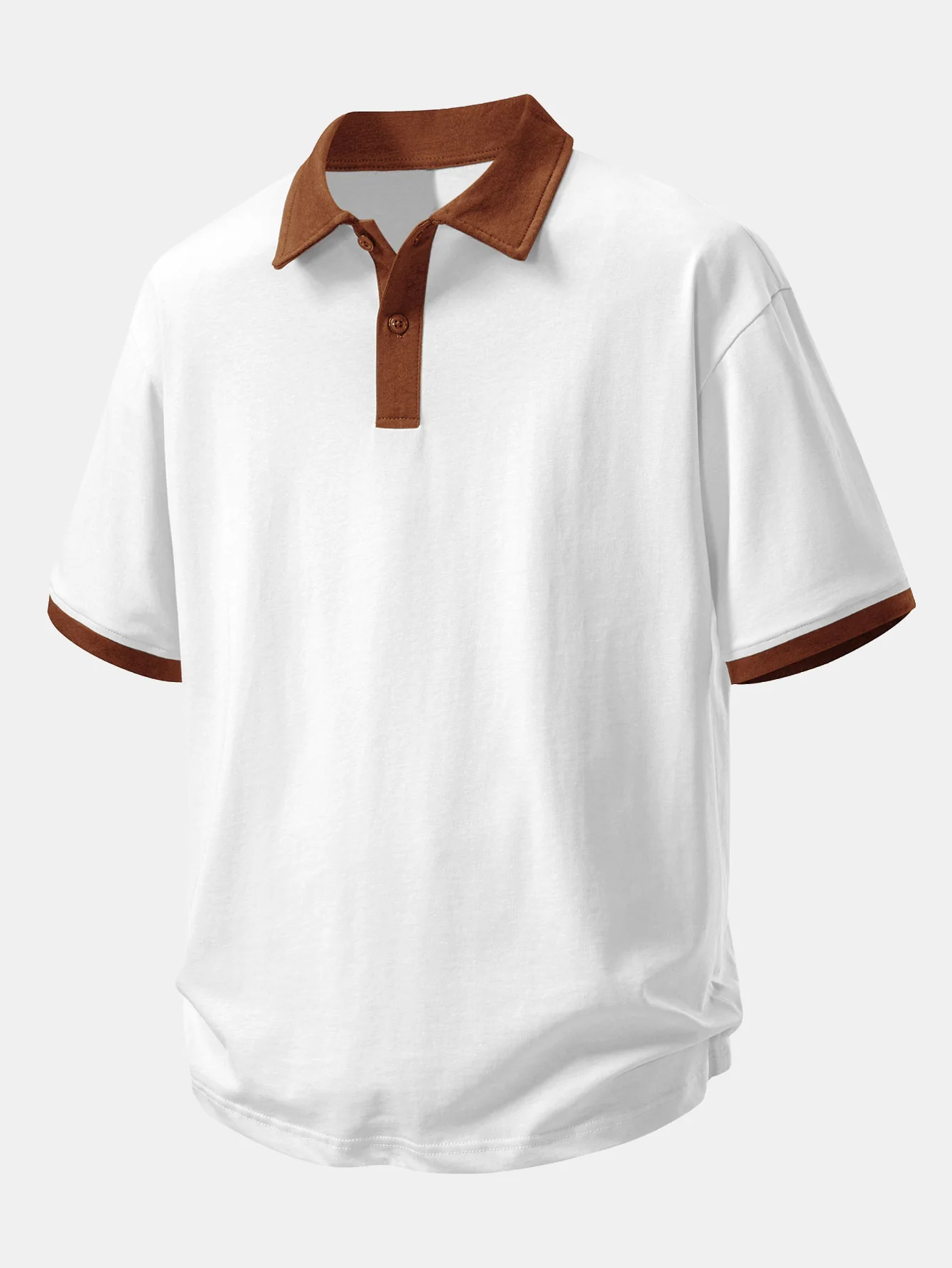 Relax Fit Contrast Cotton Polo - Image 17