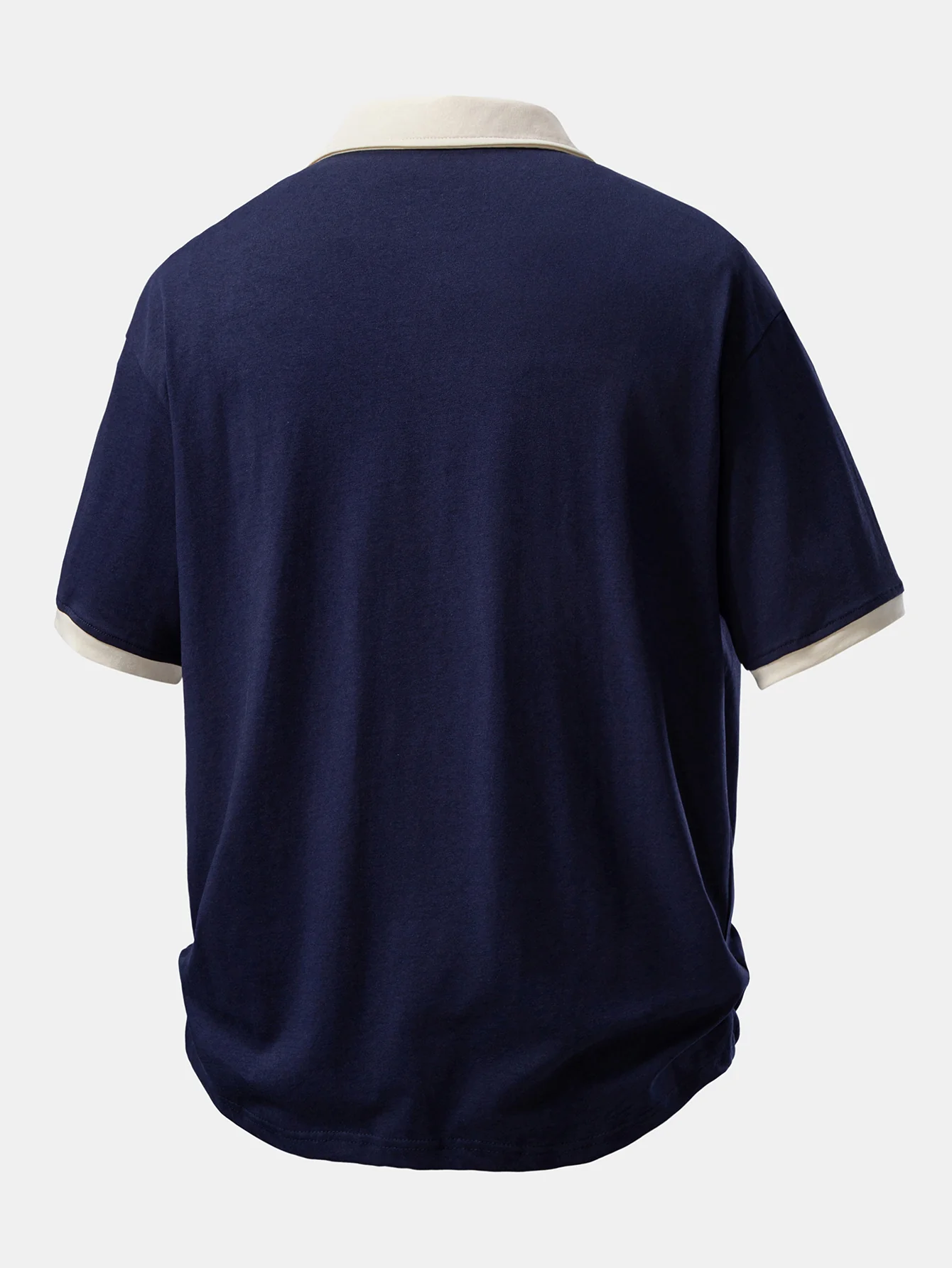 Relax Fit Contrast Cotton Polo - Image 6