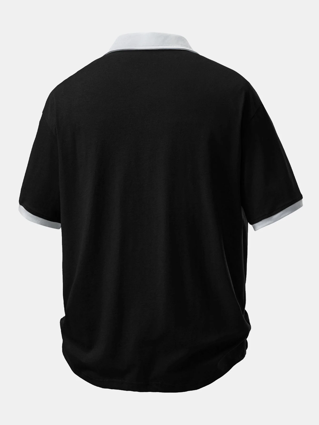 Relax Fit Contrast Cotton Polo - Image 4