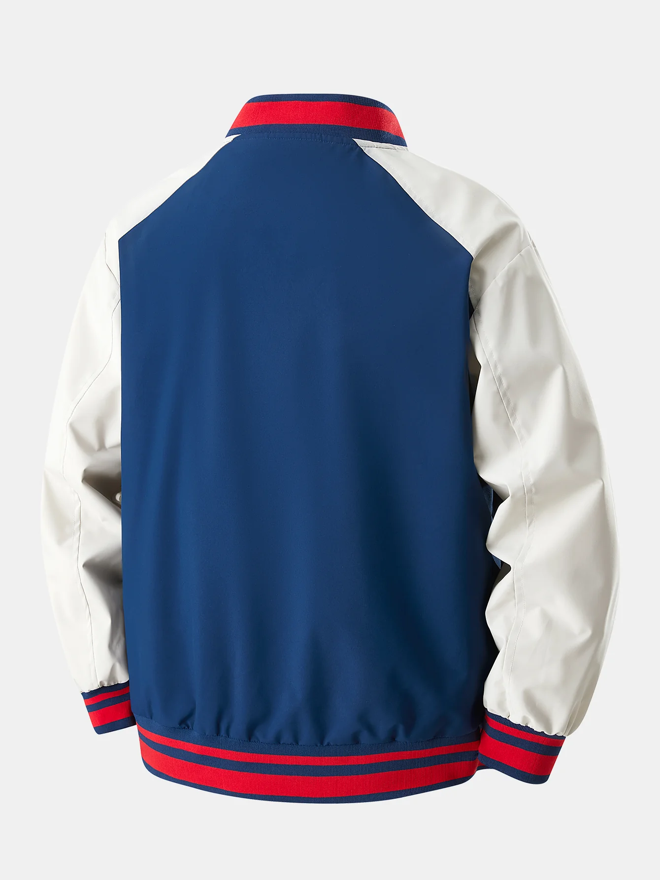 Locker sitzende Baseballjacke mit kontrastierender Stickerei - Image 10