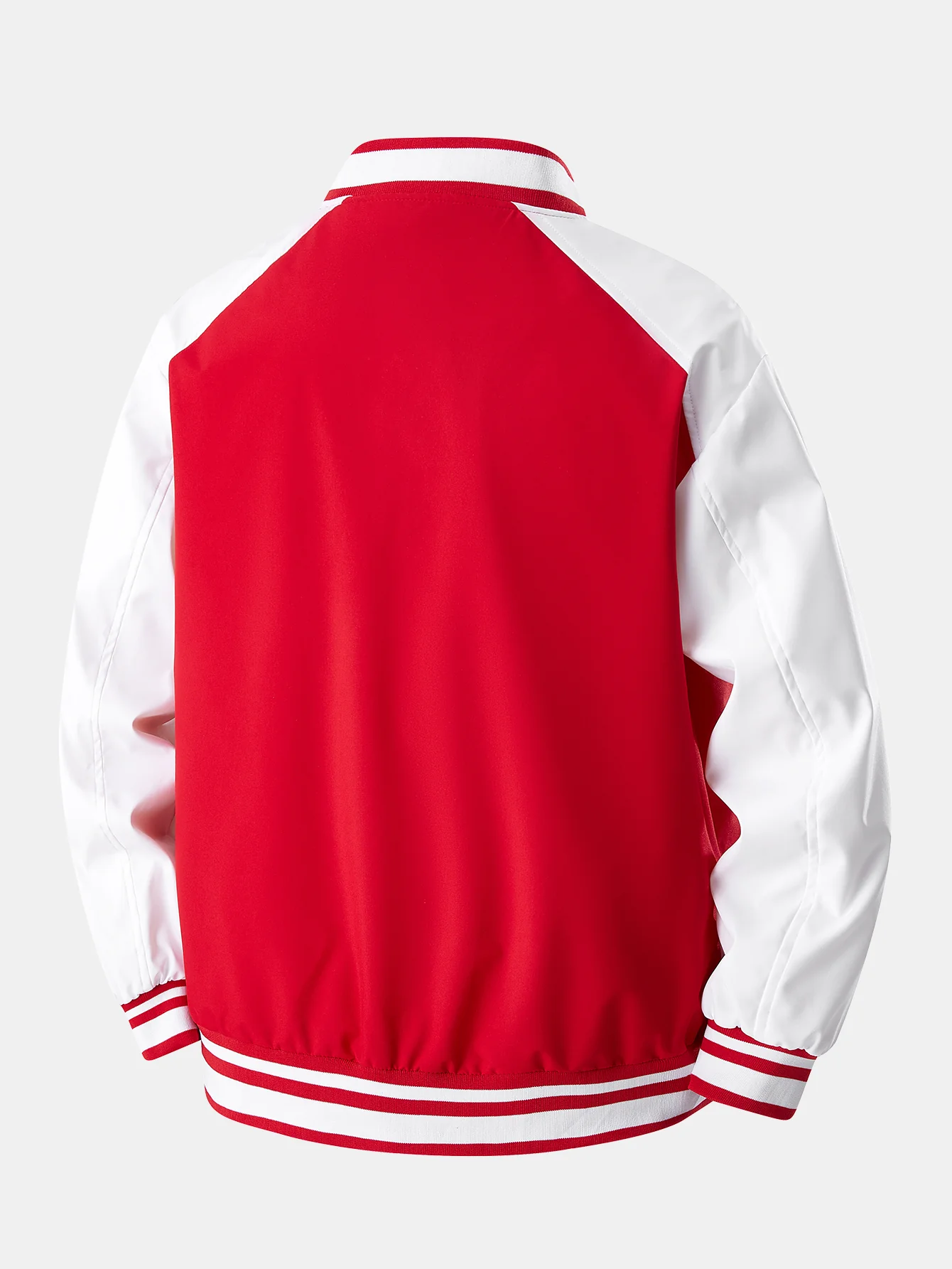 Locker sitzende Baseballjacke mit kontrastierender Stickerei - Image 2